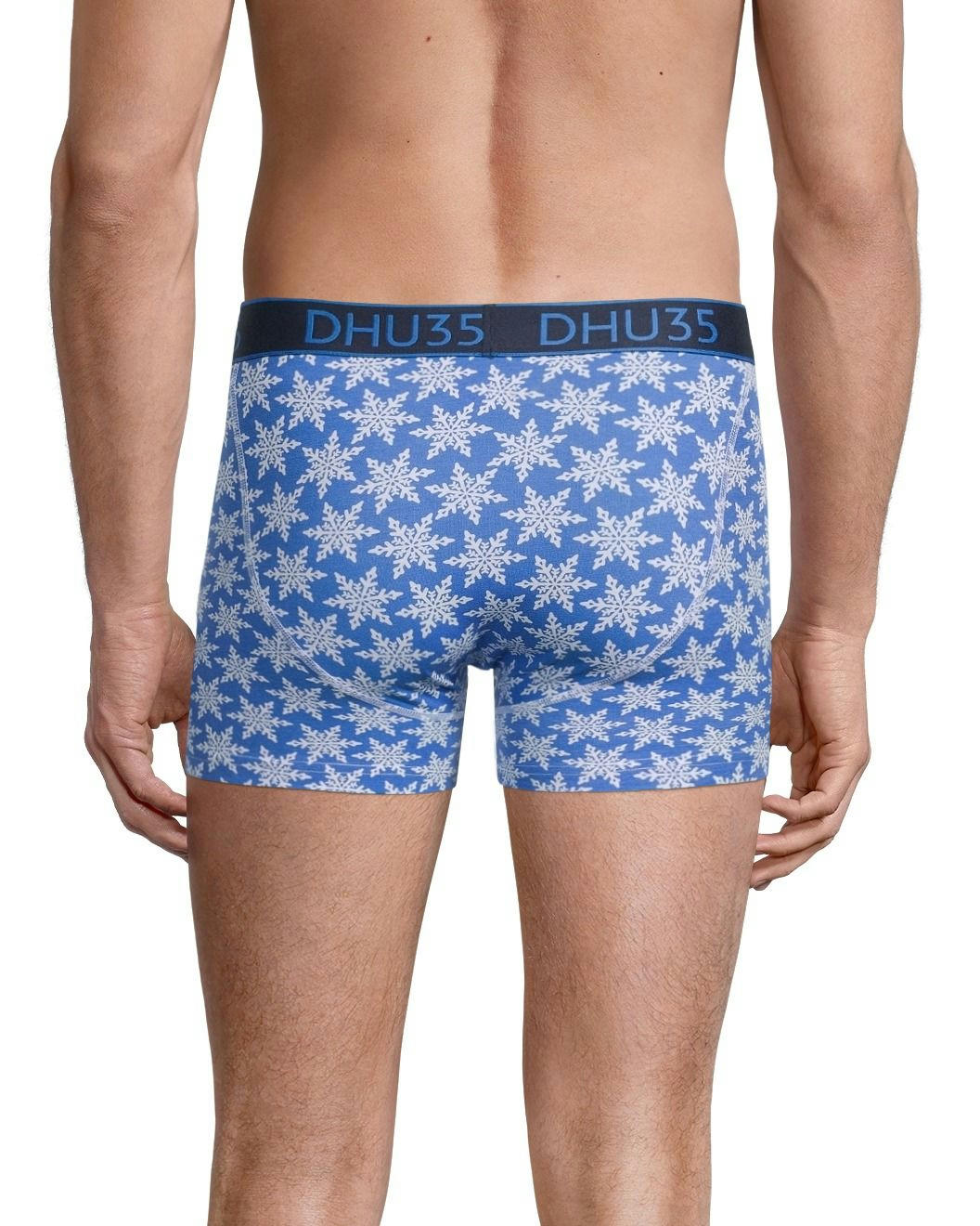 Denver Hayes Men's 3 Pack X-Mas Cotton Stretch Boxer Brief Underwear