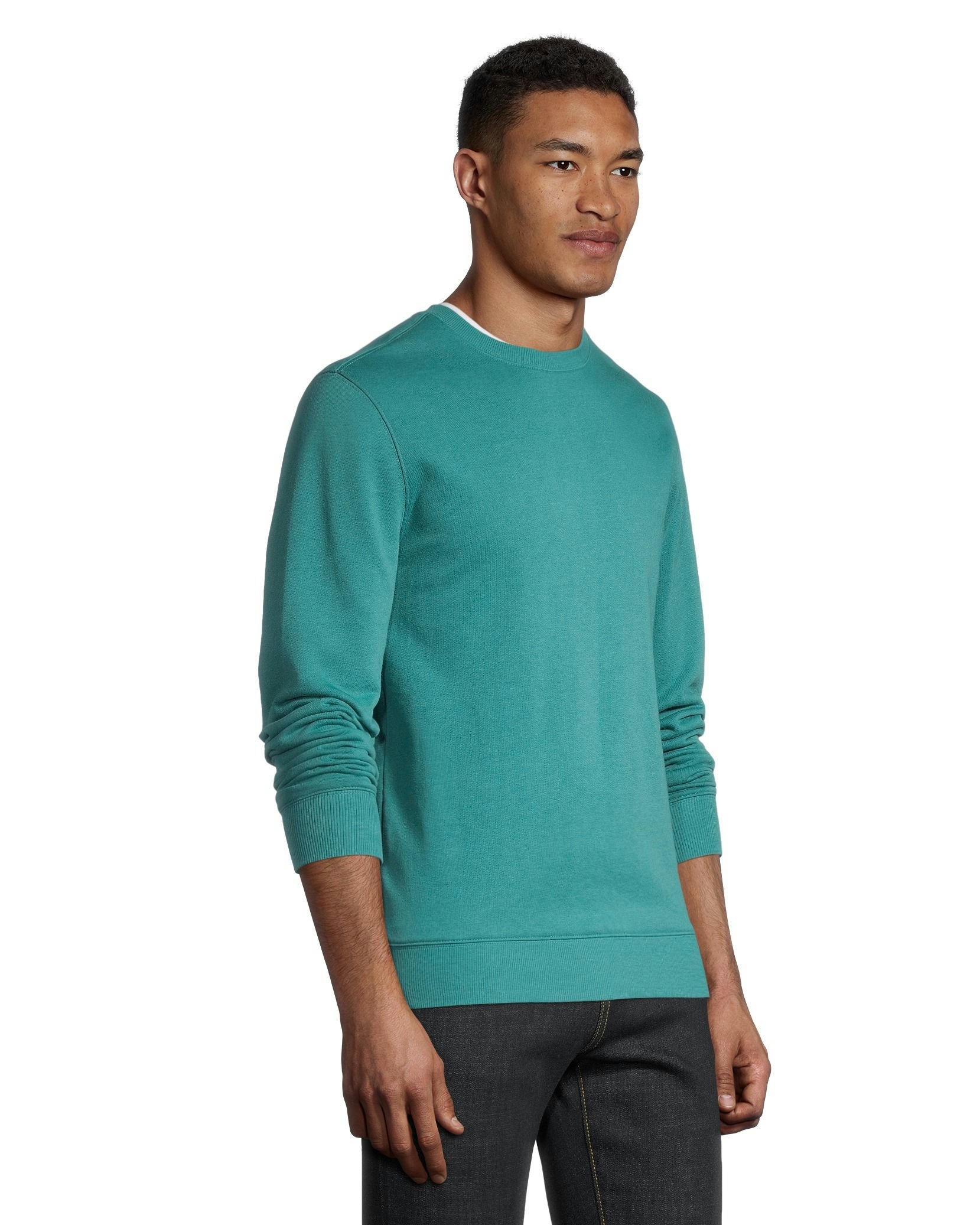 Denver Hayes Men's Basic Fleece Crewneck Sweatshirt