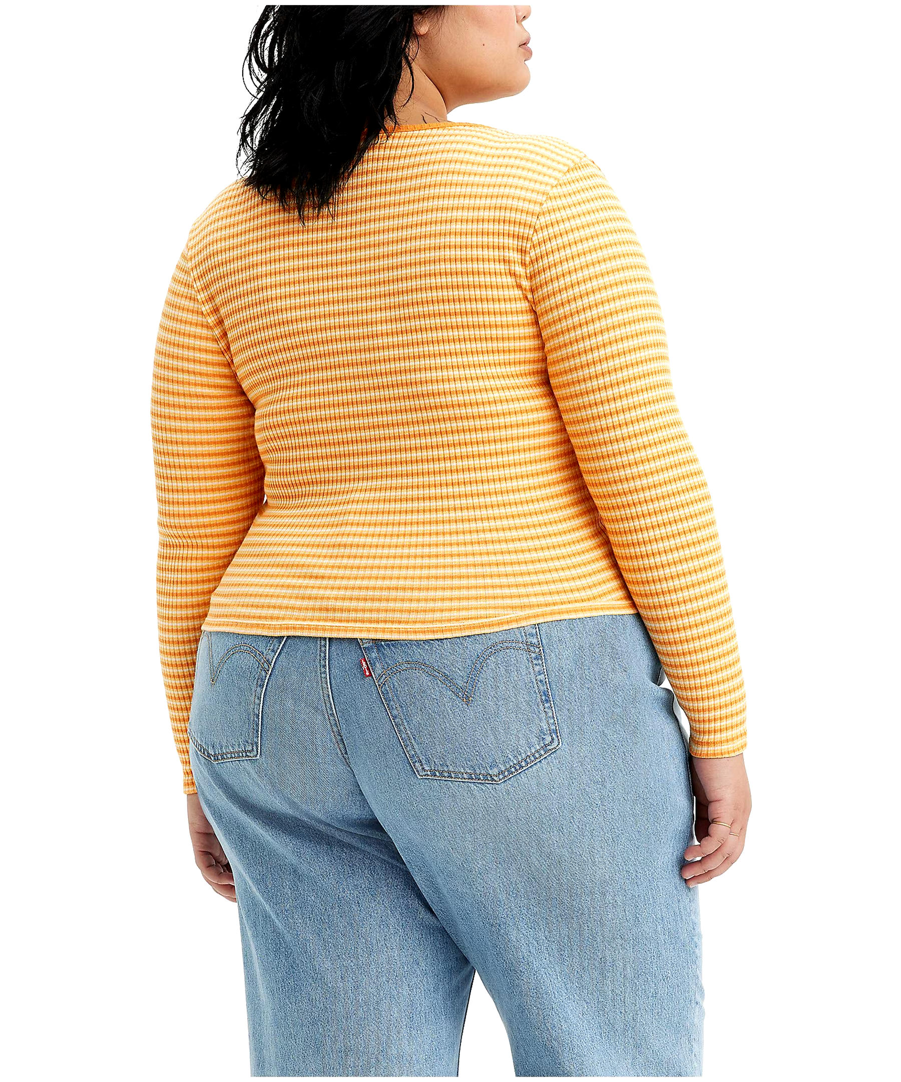 Levi's Women's Britt Snap Front Long Sleeve Top