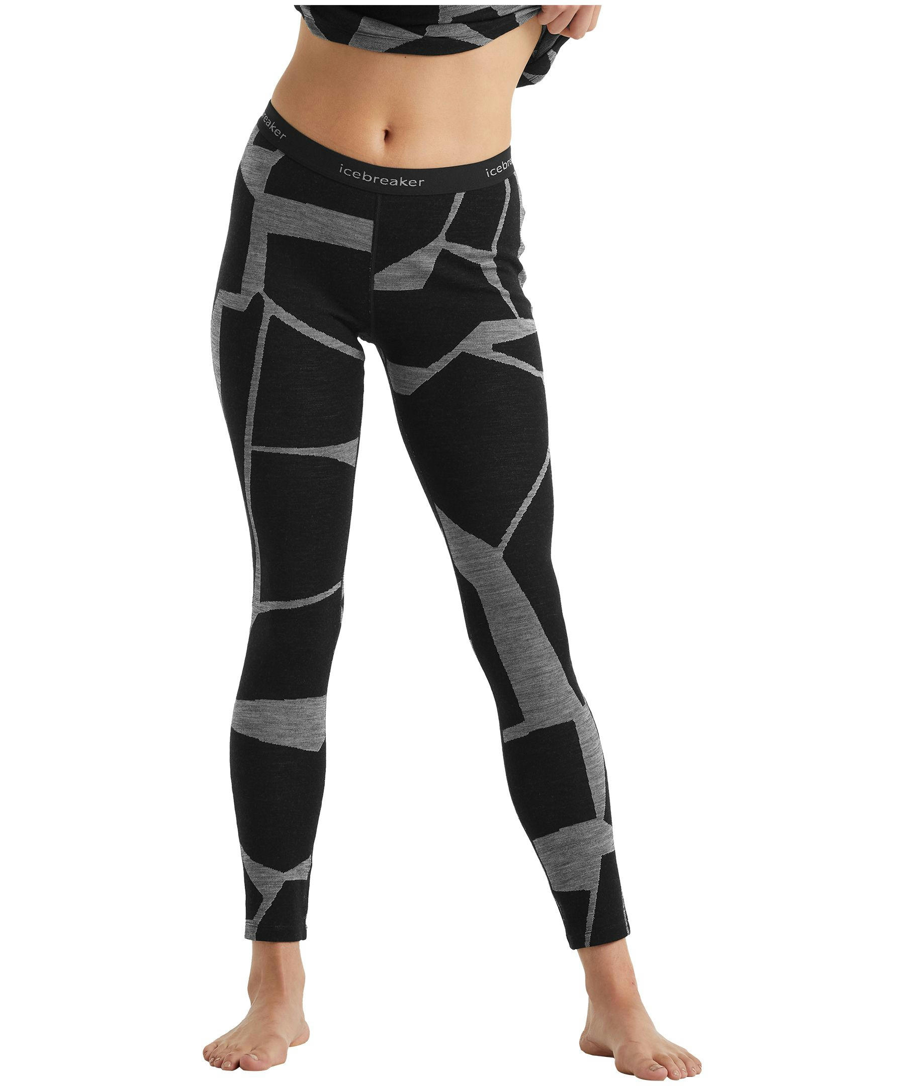 Icebreaker Women's 250 Vertex Base Layer Leggings - Fractured LandscapesONLINE ONLY