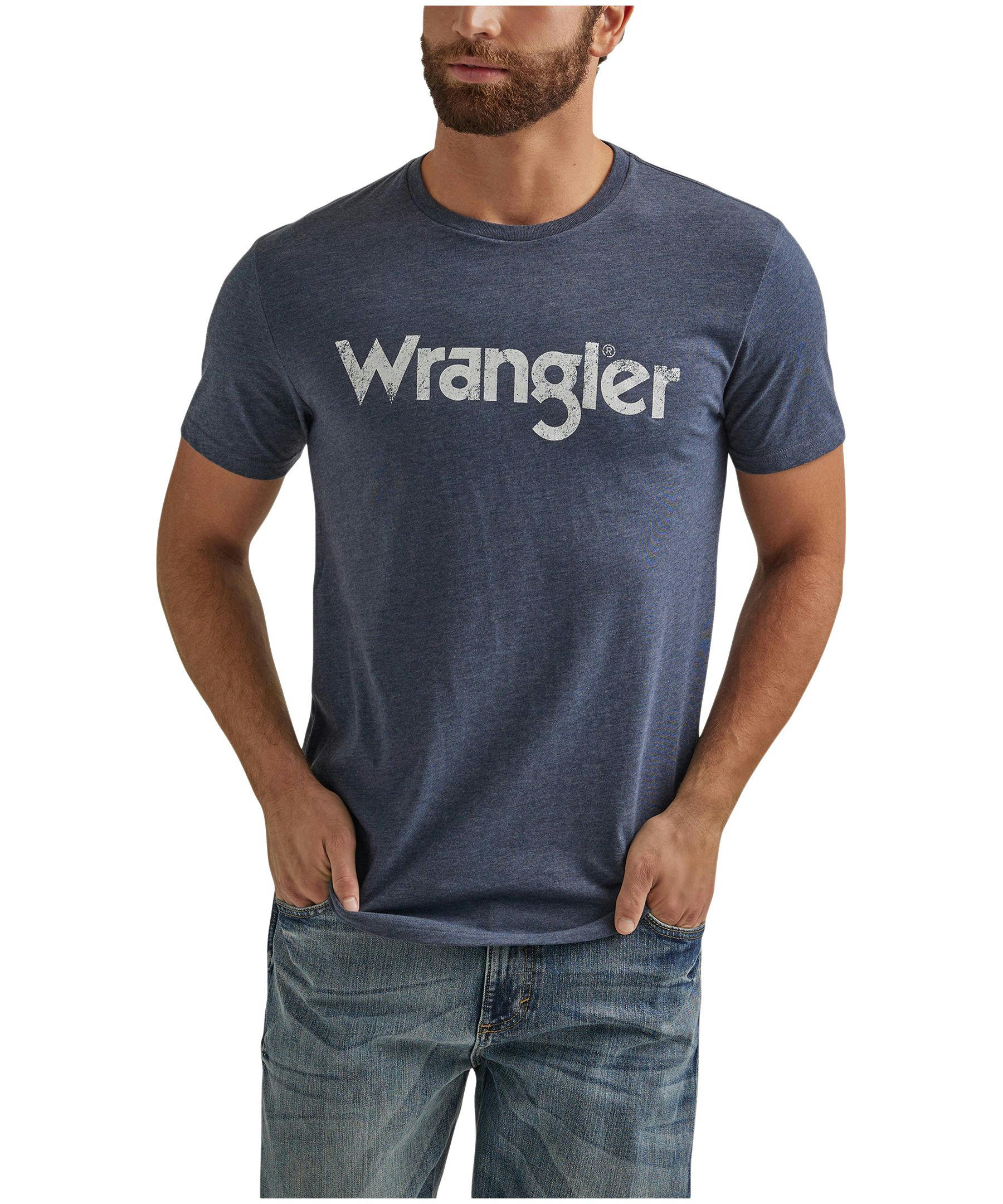 Wrangler Men's Graphic Logo Short Sleeve T Shirt