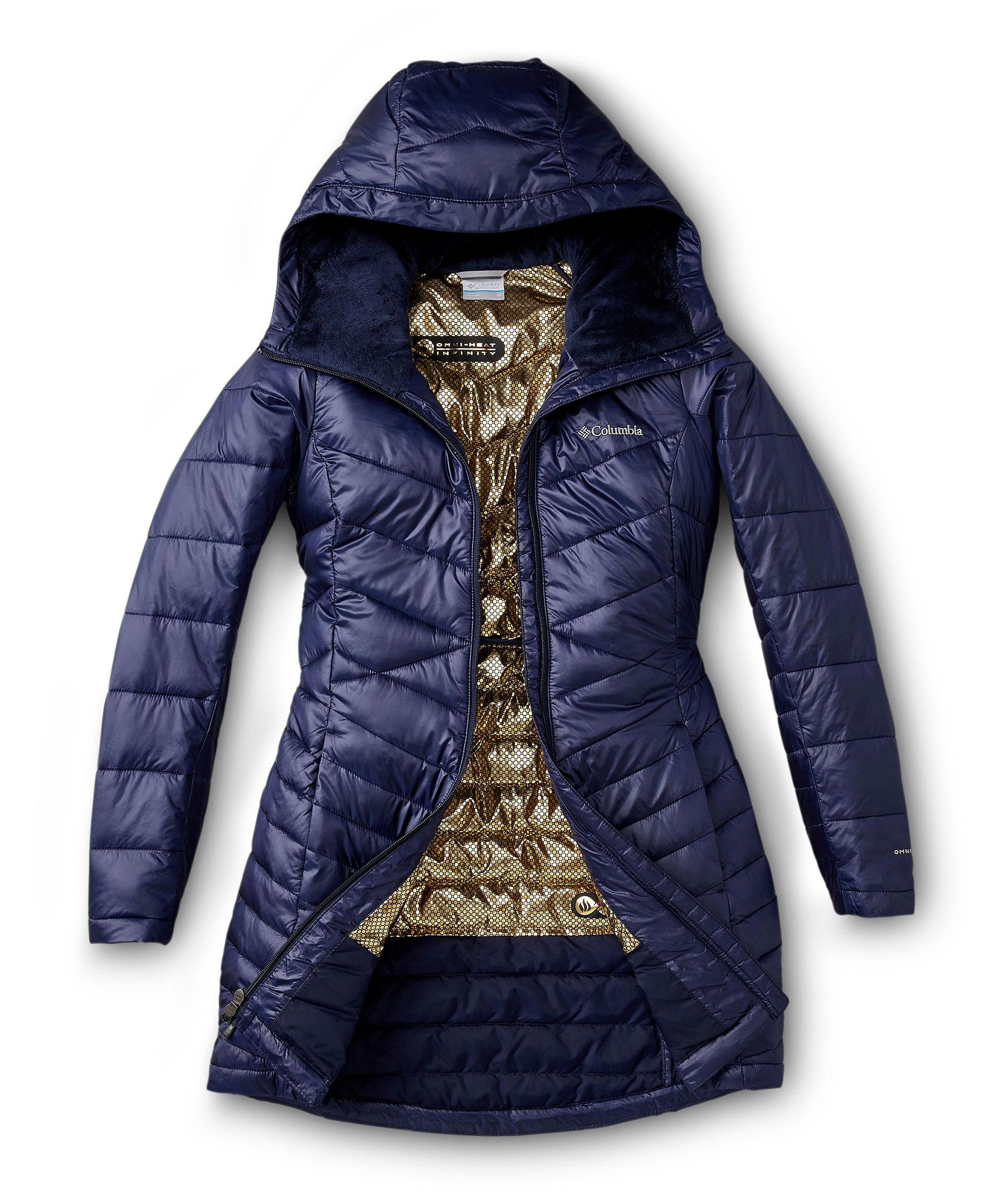 Columbia Women's Joy Peak Omni-Heat Infinity Water Resistant Insulated Mid Jacket