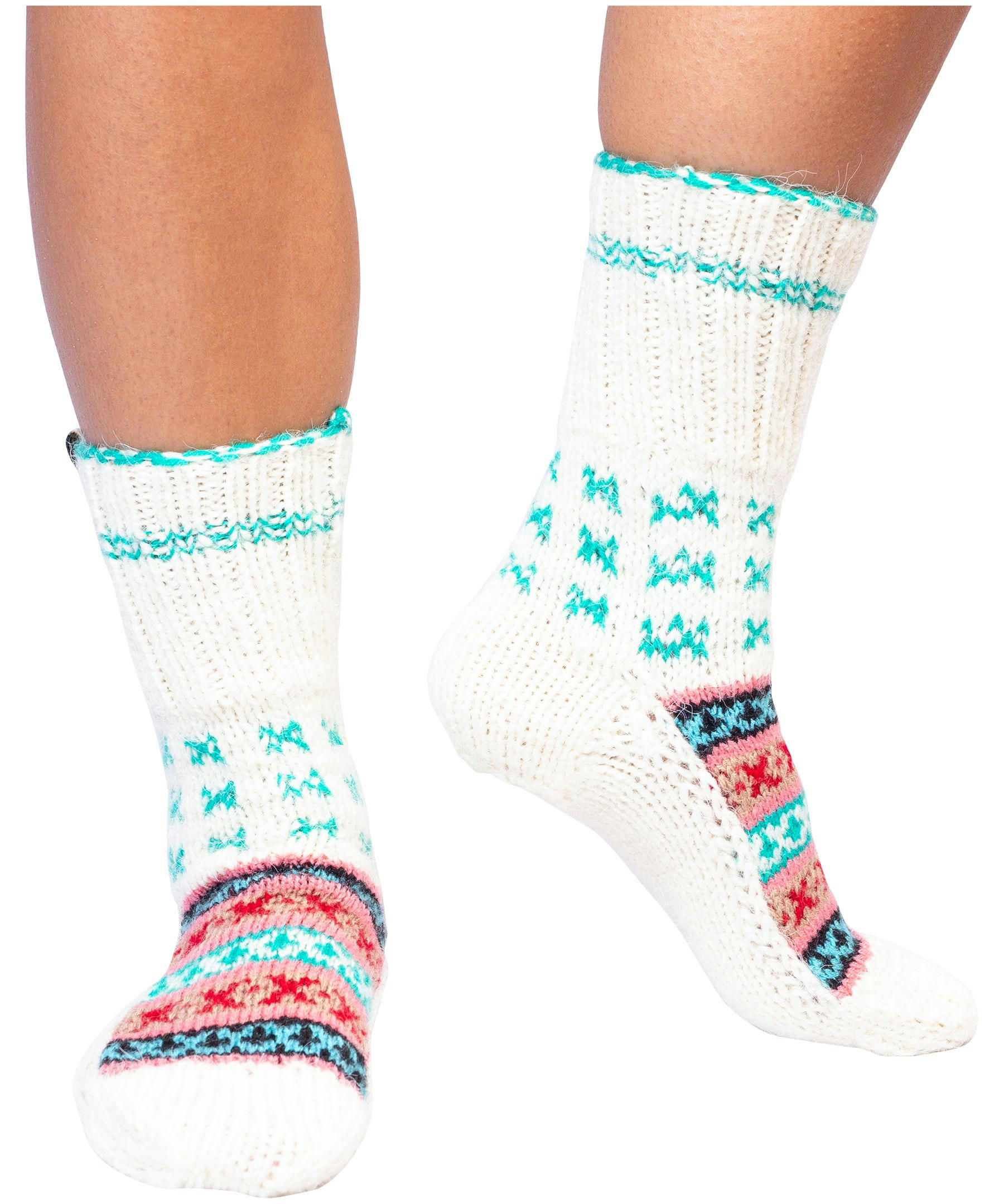 FAZL Women's Handmade Cozy Himalayan Socks