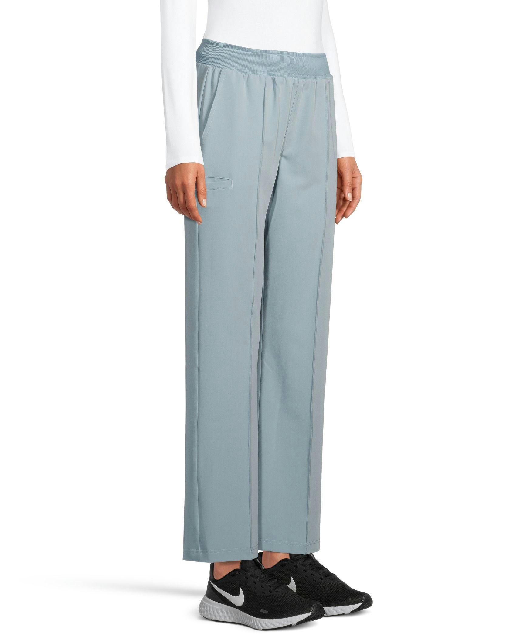 Women's Comfort Waist Wide Leg Scrub Pants
