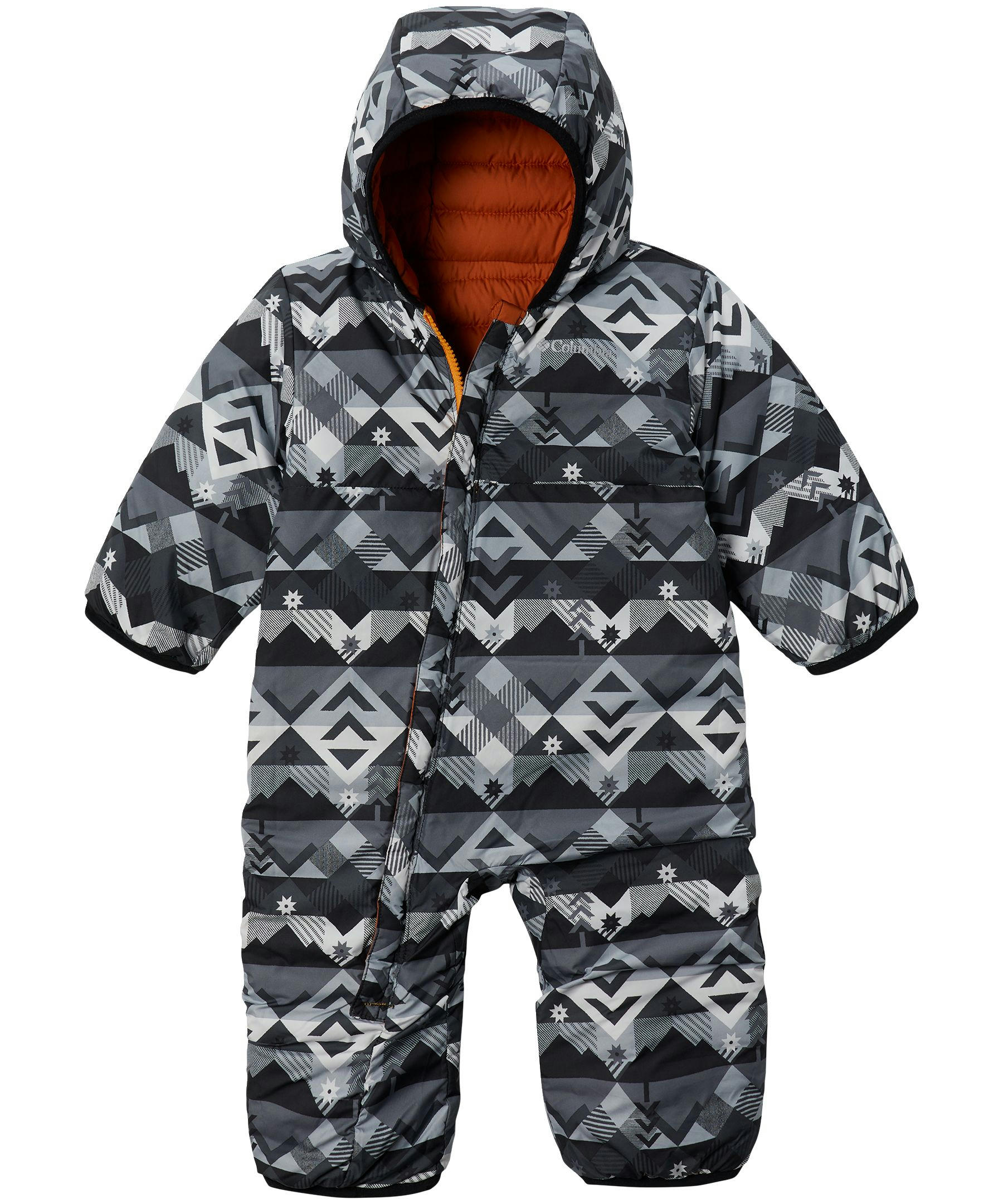 Columbia Baby Boys' 0-24 Months Water Resistant Powder Lite Reversible Bunting Bodysuit