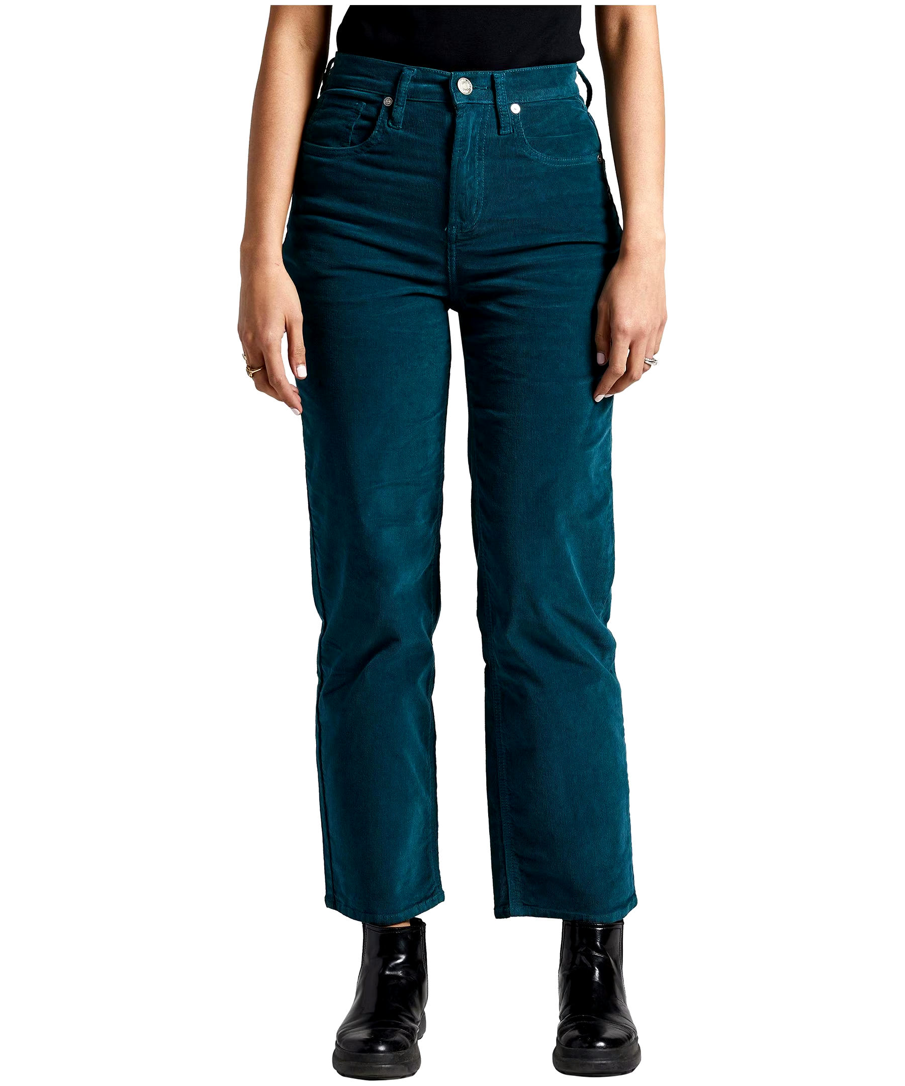 Silver Women's Highly Desirable Ultra High Rise Slim Fit Corduroy Pants