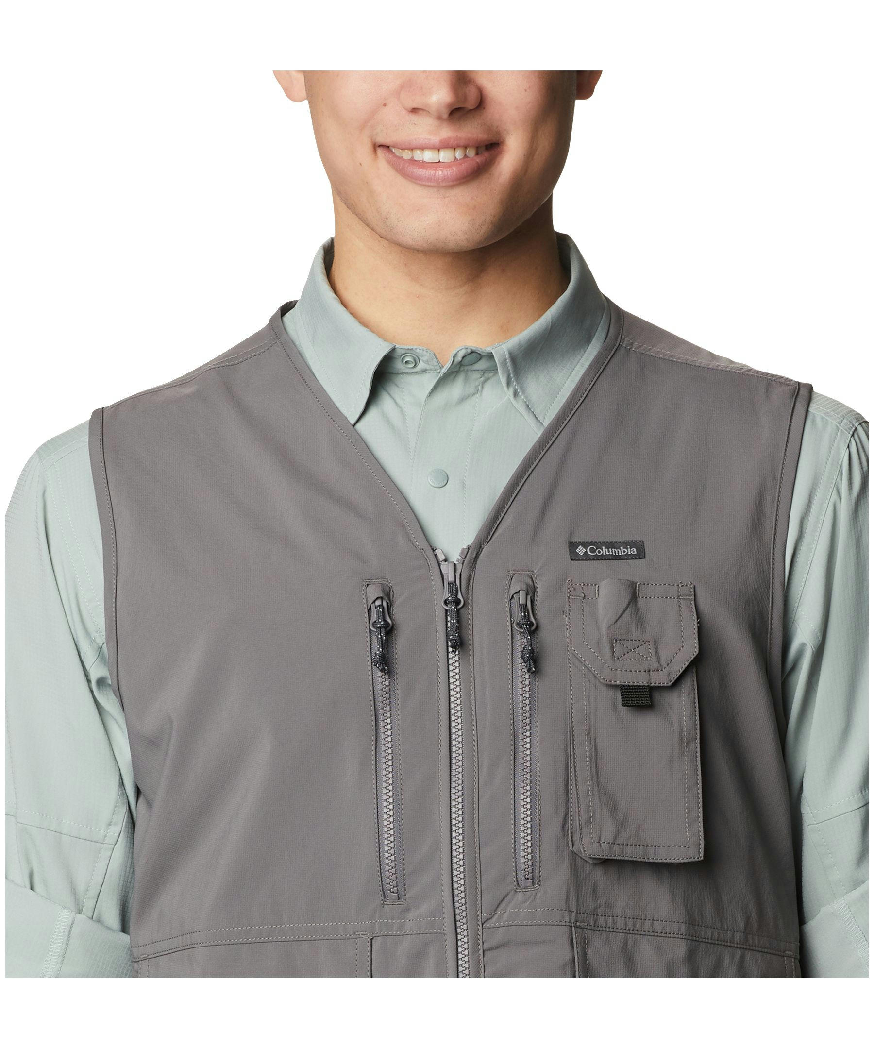 Columbia Men's Silver Ridge Omni Shade V-Neck Utility Vest