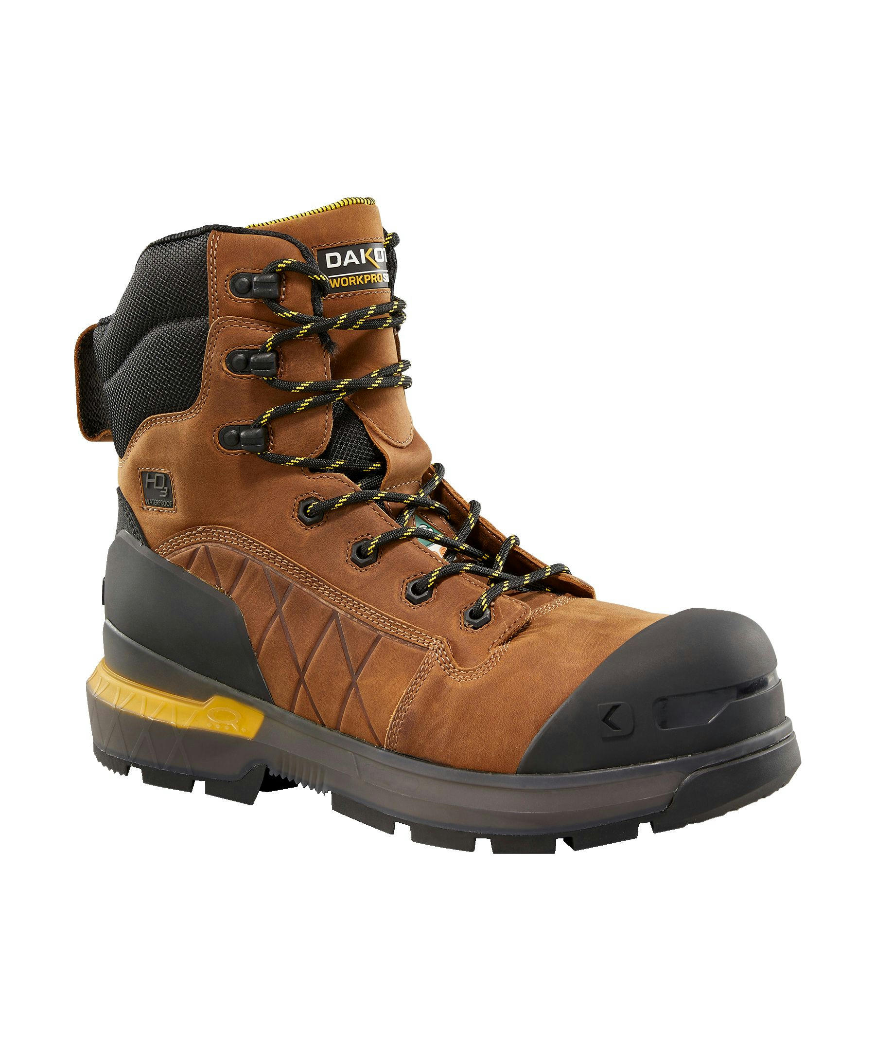 Dakota Workpro Men's 8 Inch Composite Toe Composite Plate Waterproof Work Boot