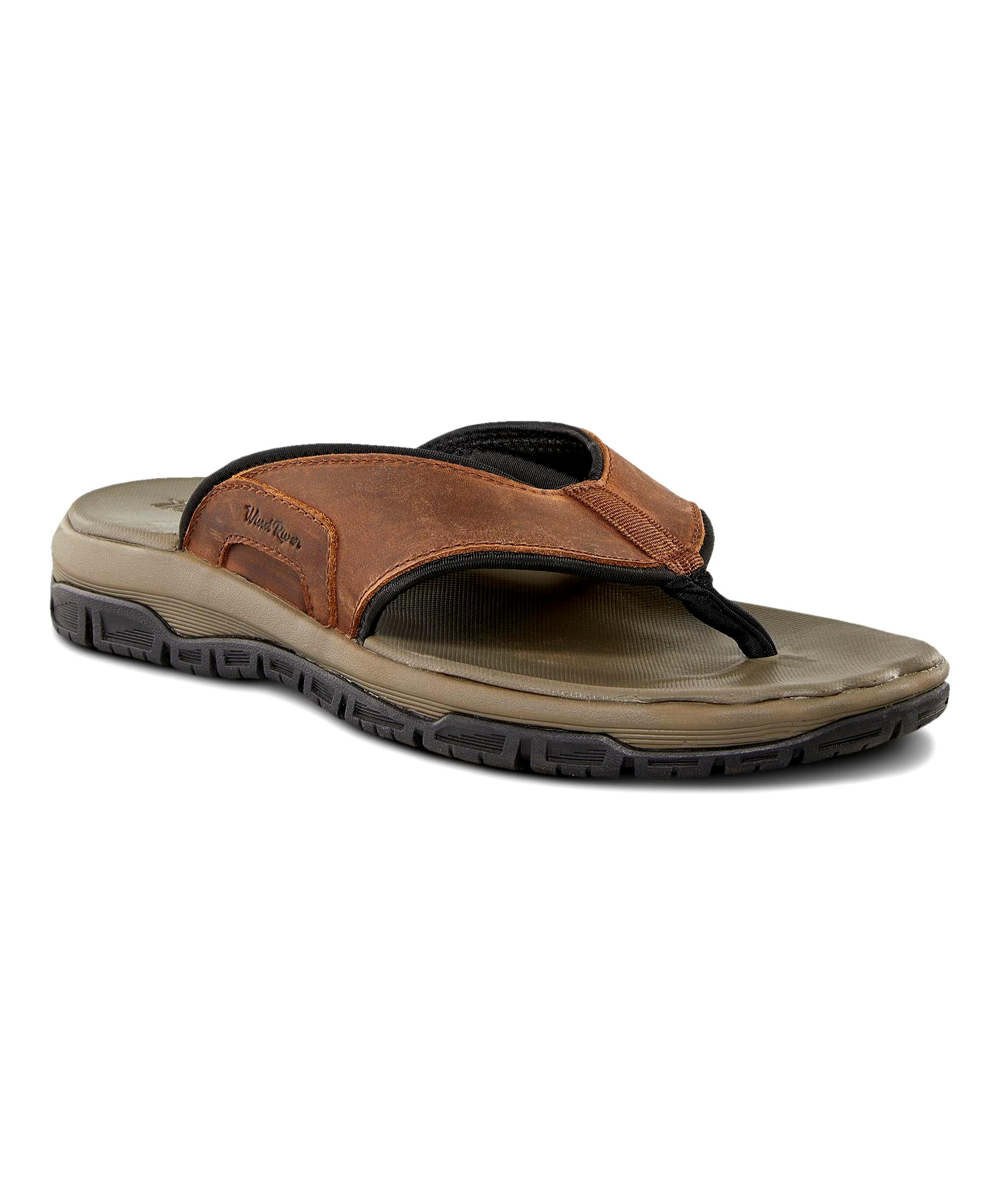 Men's California Nestfit Freshtech Flip Flops - Dark Brown