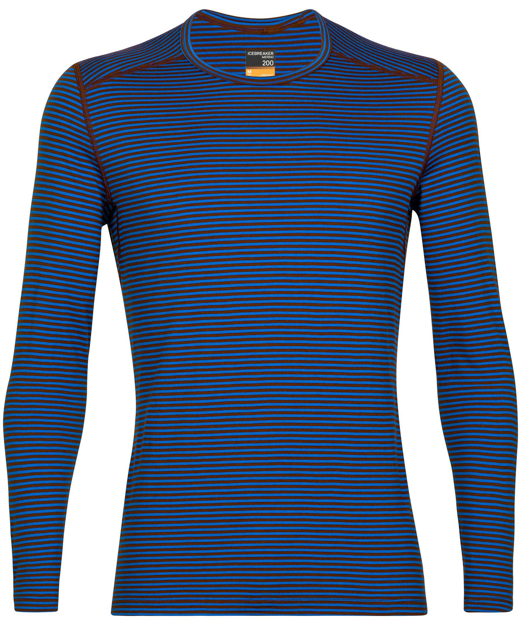Icebreaker Men's 200 Oasis Long Sleeve Crewe Thermal Top