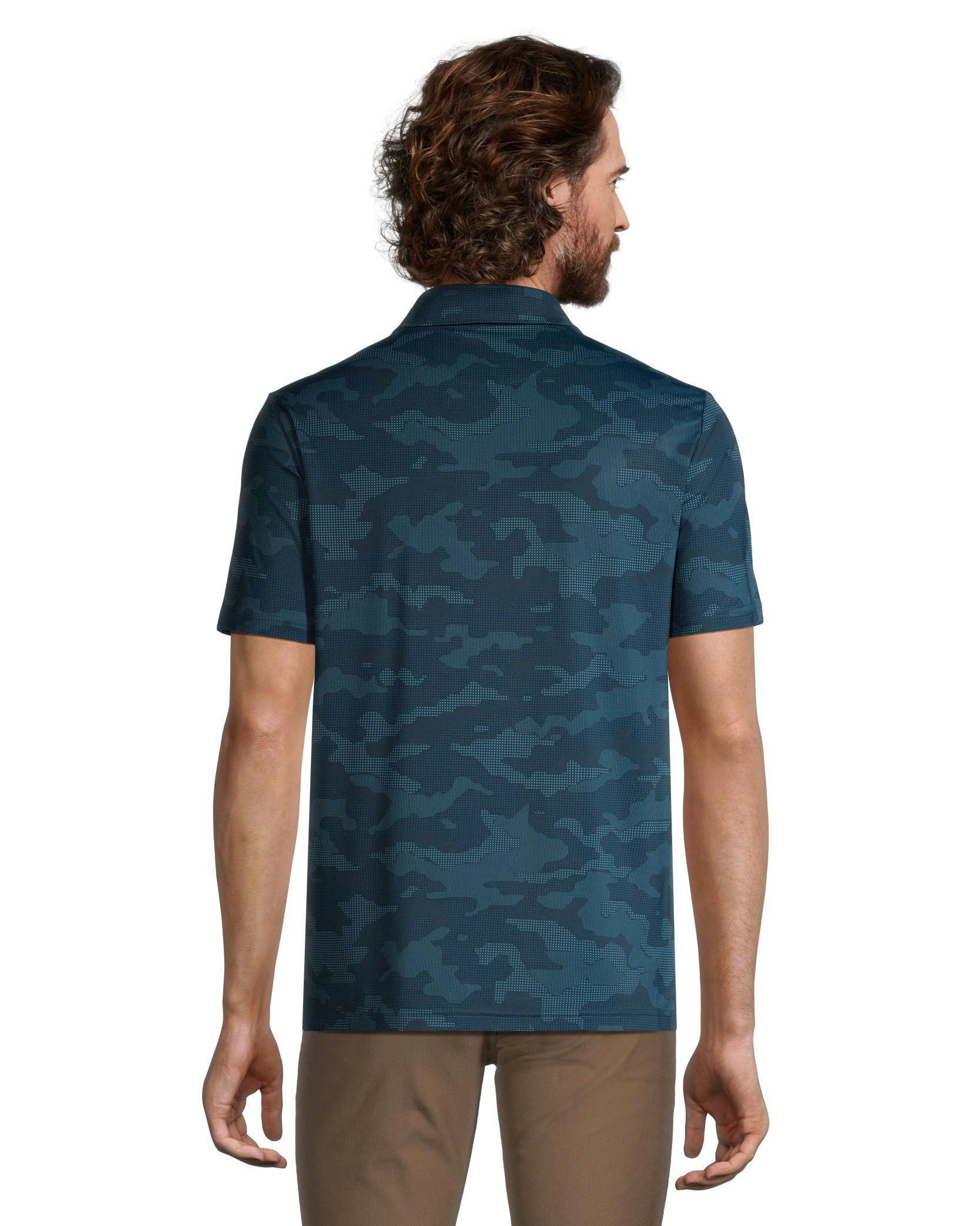 EXP Men's Comfort Dry Graphic Polo Shirt