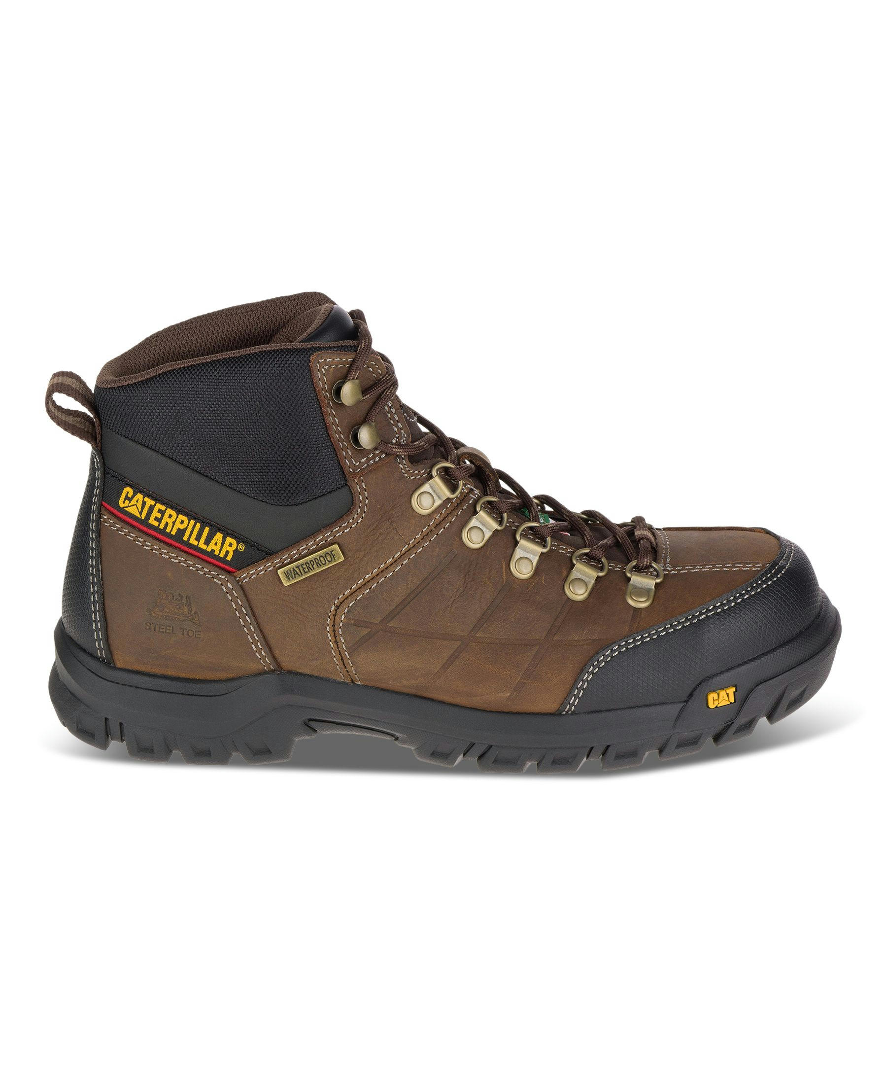 Men's Threshold 6 In Steel Toe Steel Plate Waterproof Work Boots