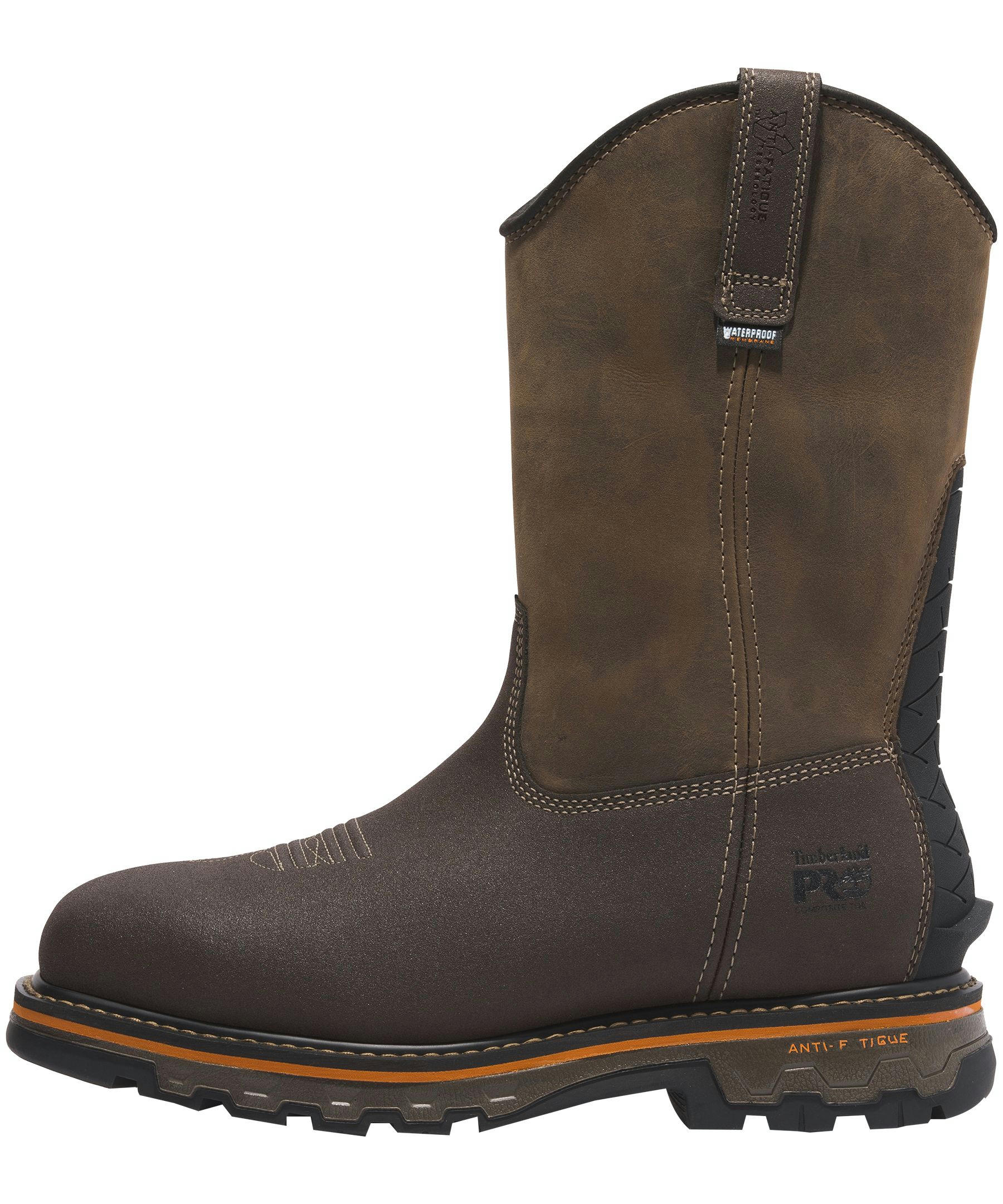 Timberland Pro Men's True Grit 8 Inch Composite Toe Composite Plate Pull On Work Boot