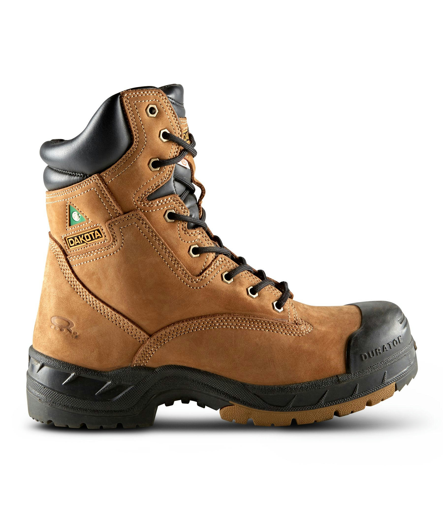 Dakota WorkPro Series Men's Steel Toe Composite Plate Quad Comfort Leather 8 Inch Work Boots