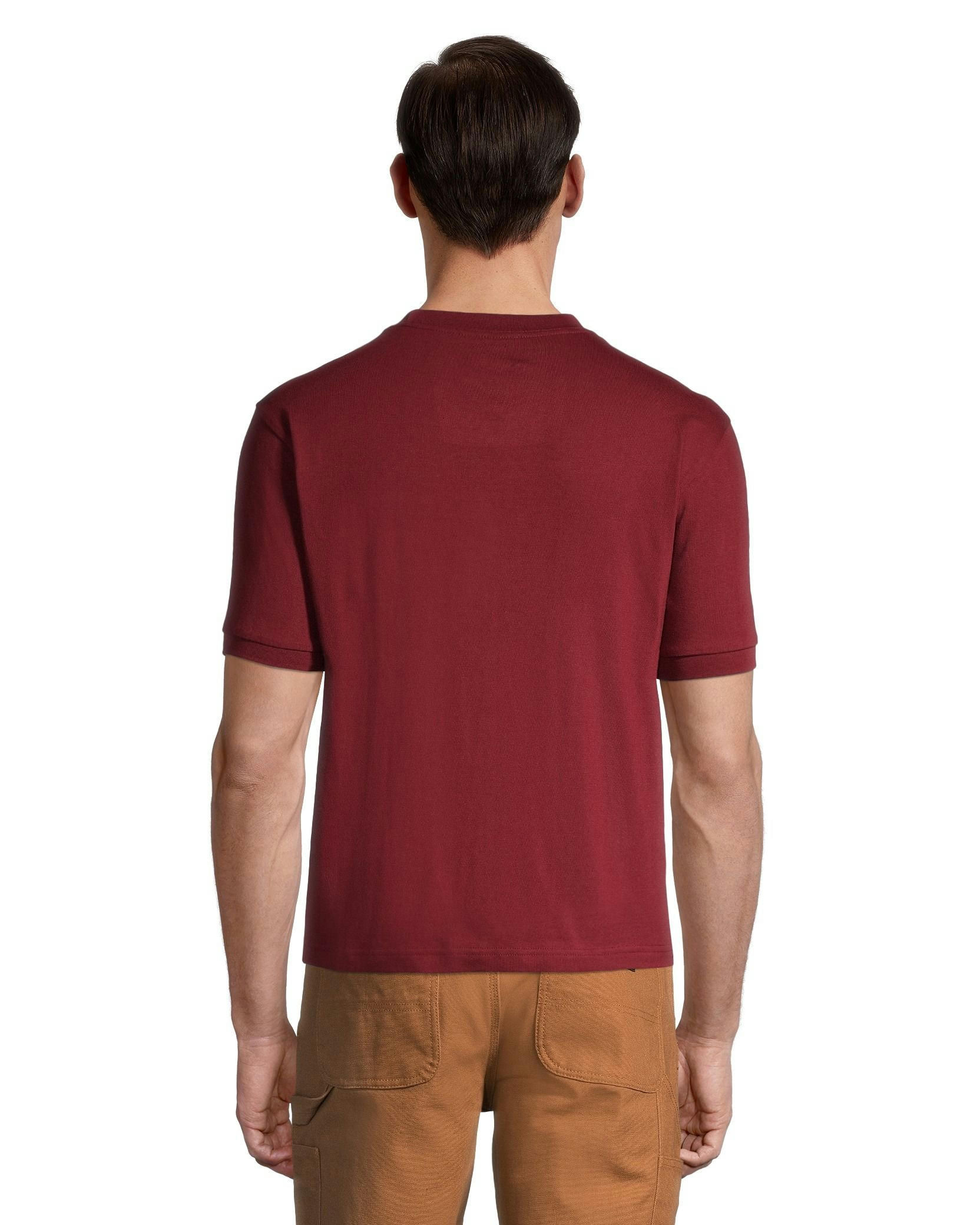 Aggressor Men's Crewneck Short Sleeve Solid Work T-Shirt With FRESHTECH