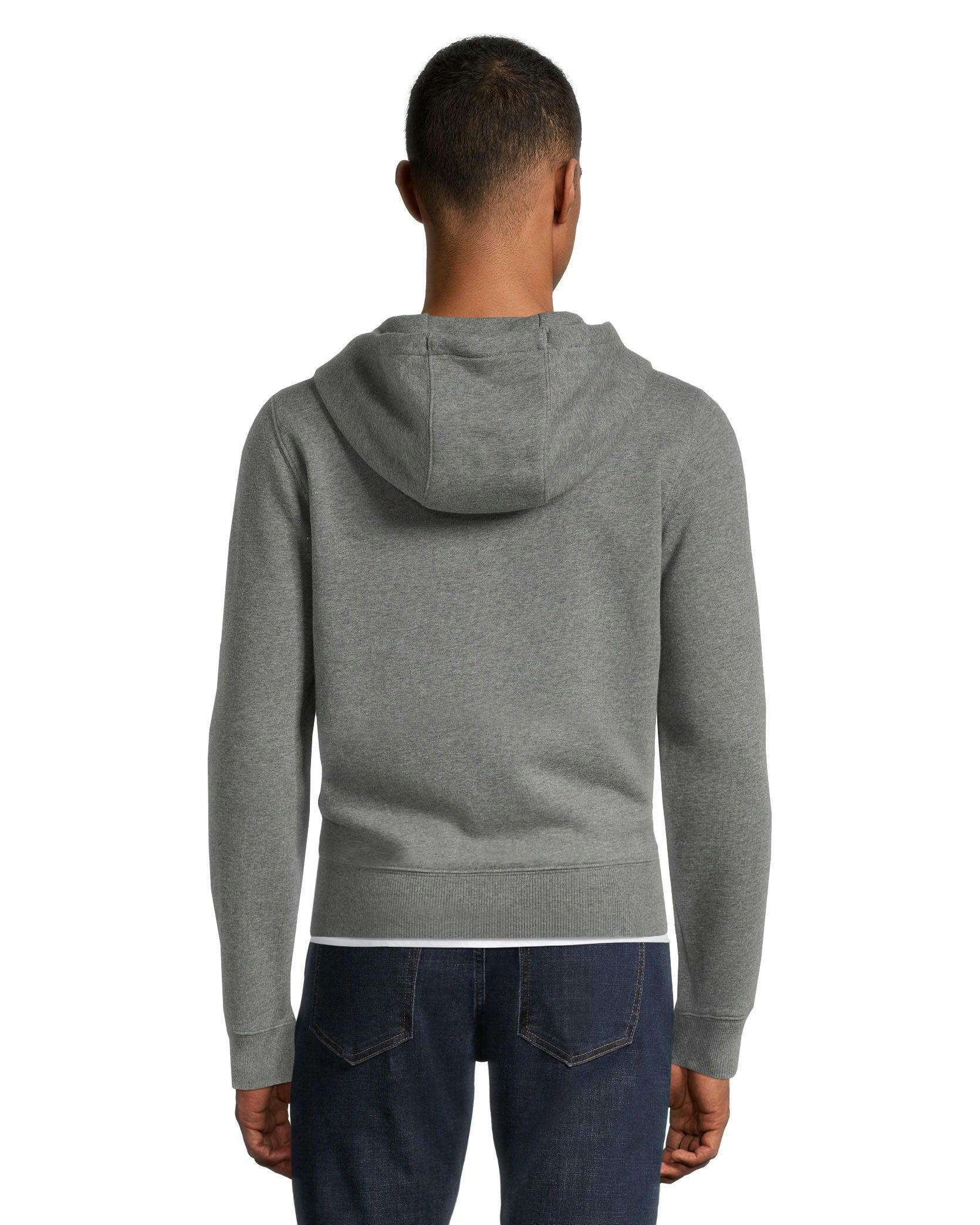 Denver Hayes Men's Fleece Long Sleeve Full Zip Kangaroo Pocket Hoodie