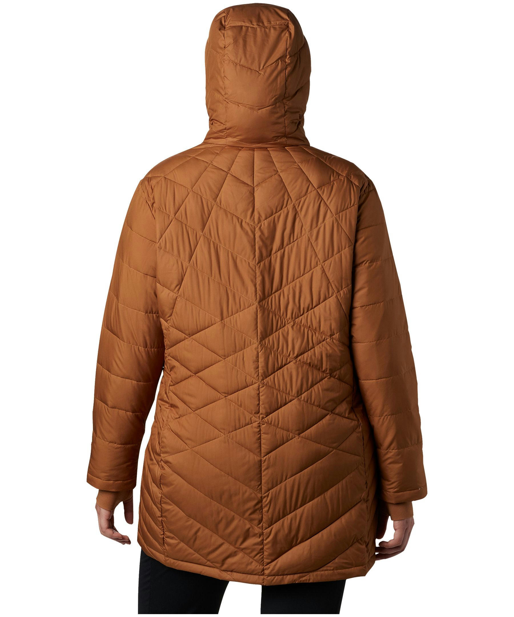 Columbia Women's Heavenly Omni-Heat Water Resistant Insulated Long Hooded Jacket