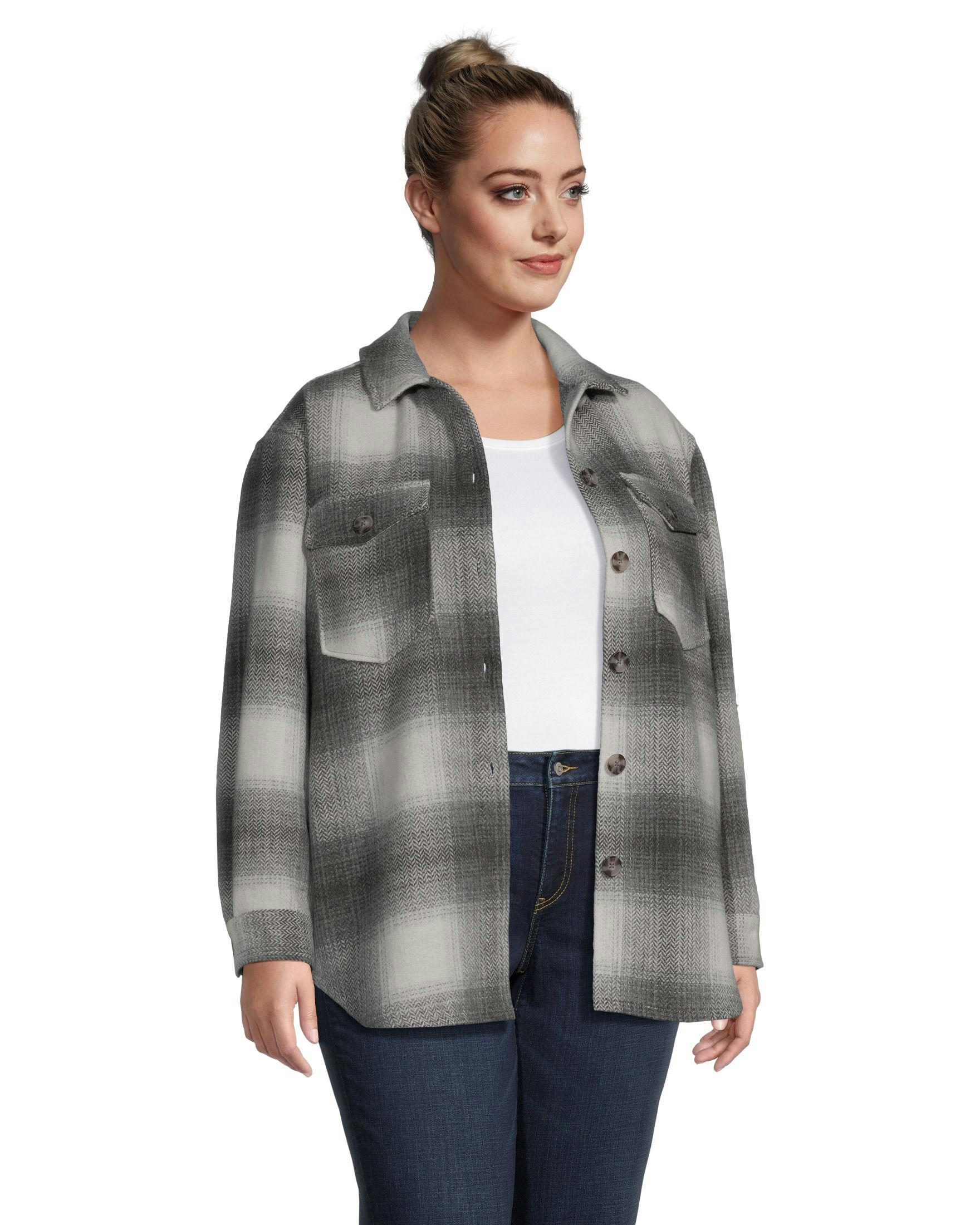 Denver Hayes Women's Core Button Front Shacket