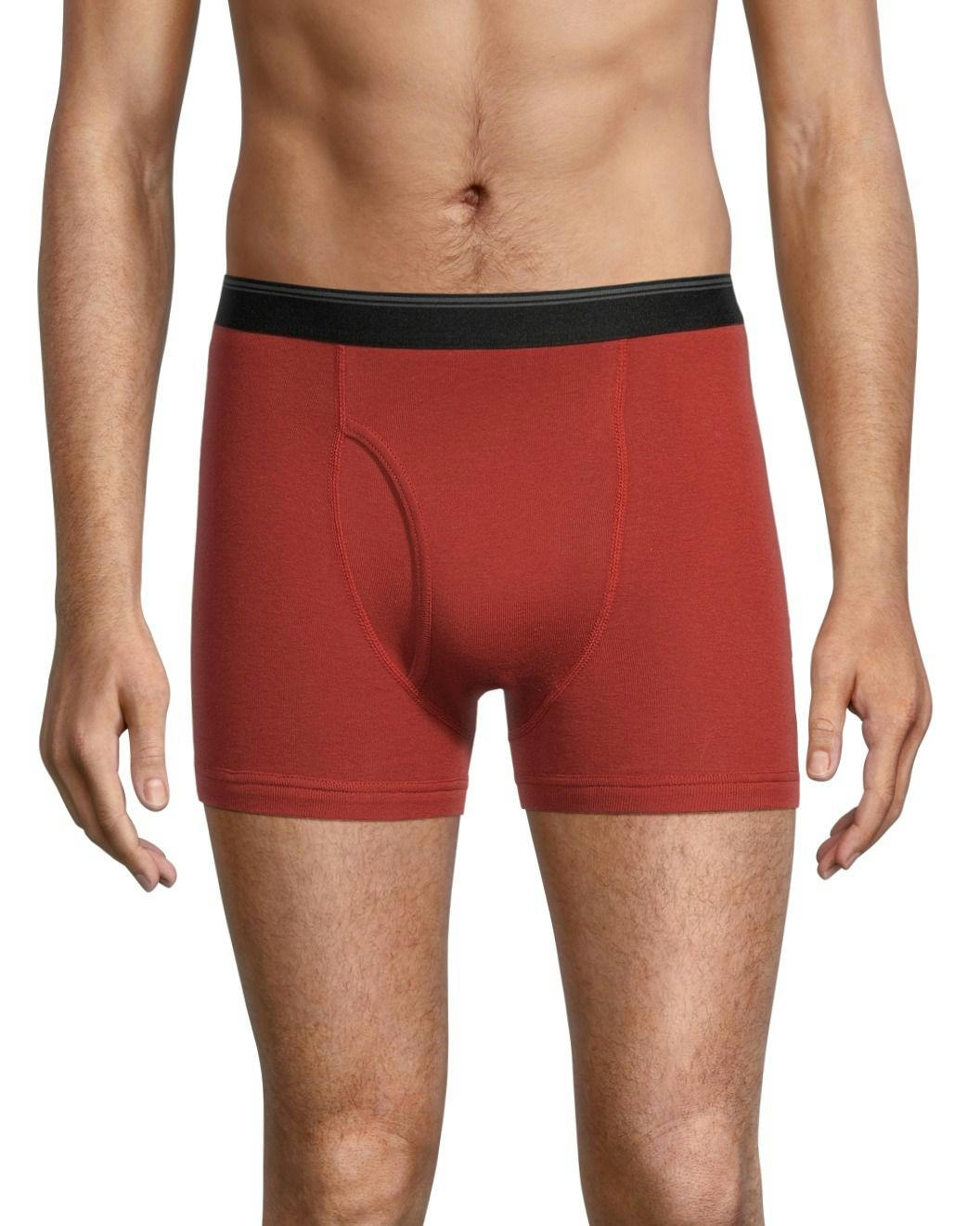 Denver Hayes Men's 3 Pack Solid Boxer Briefs