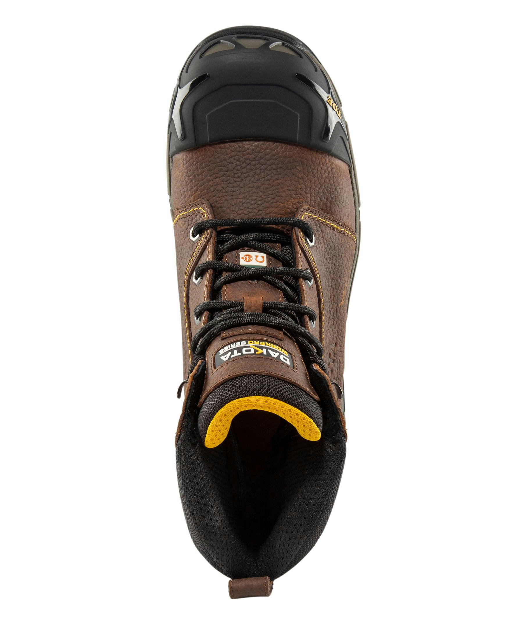 Dakota WorkPro Men's X-Toe 6-Inch Steel Toe Composite Plate Waterproof T-Max Insulated Work Boots