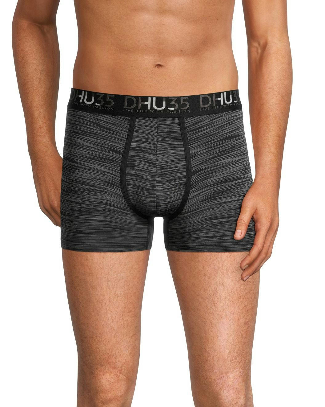 Denver Hayes Men's 3 Pack Microfibre Space Dye Boxer Briefs Underwear