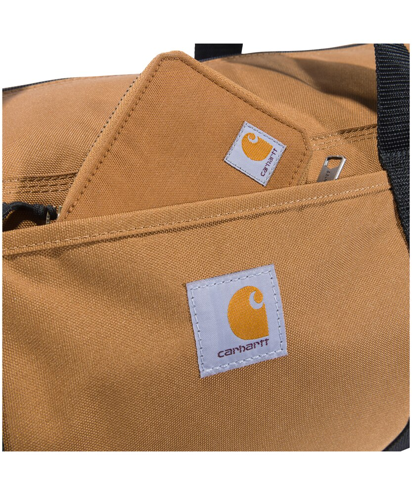 Carhartt Lightweight Rain Defender Water Repellent Duffel with Utility Pouch - Carhartt Brown