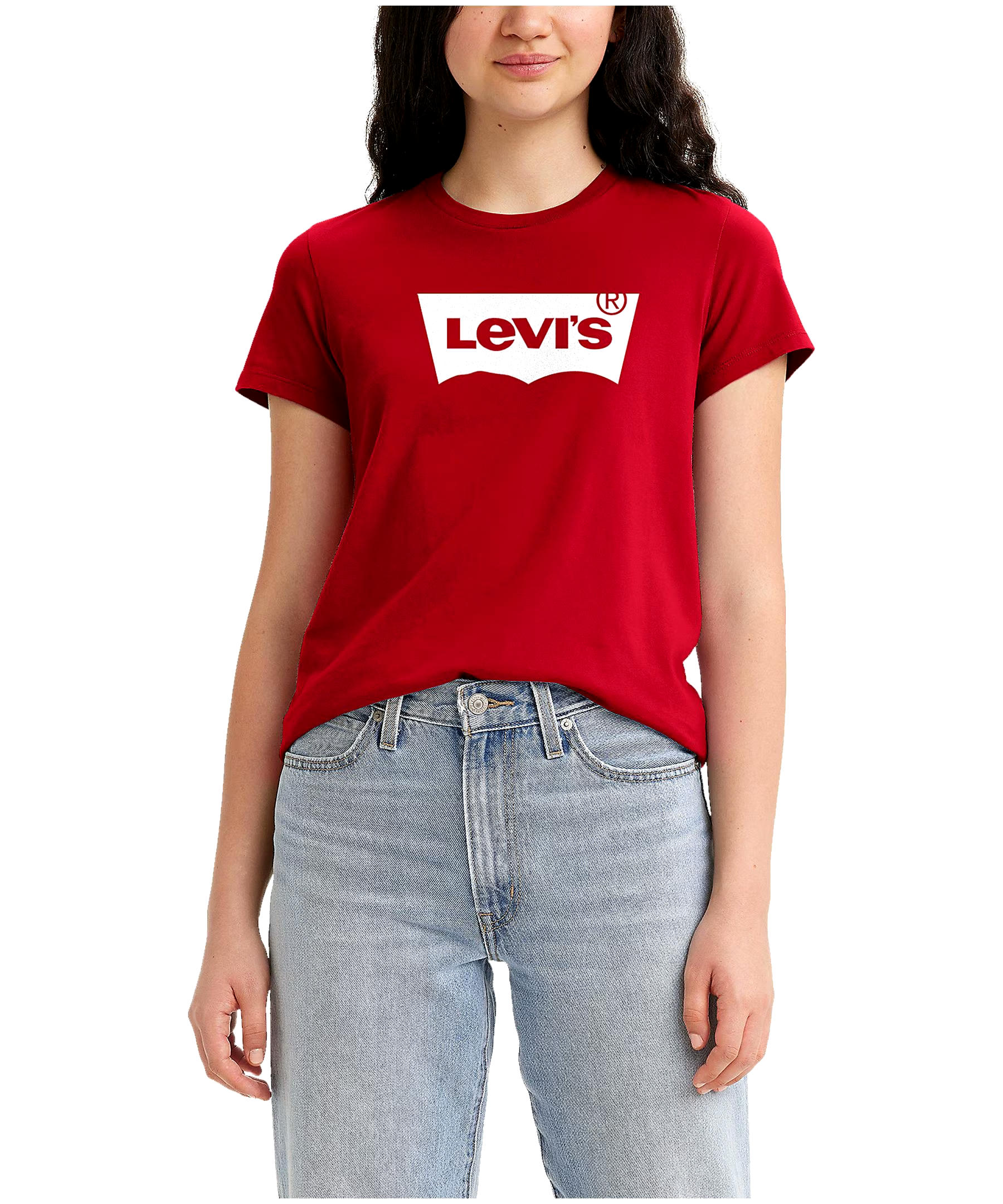 Levi's Women's Graphic The Perfect Tee Crewneck T Shirt