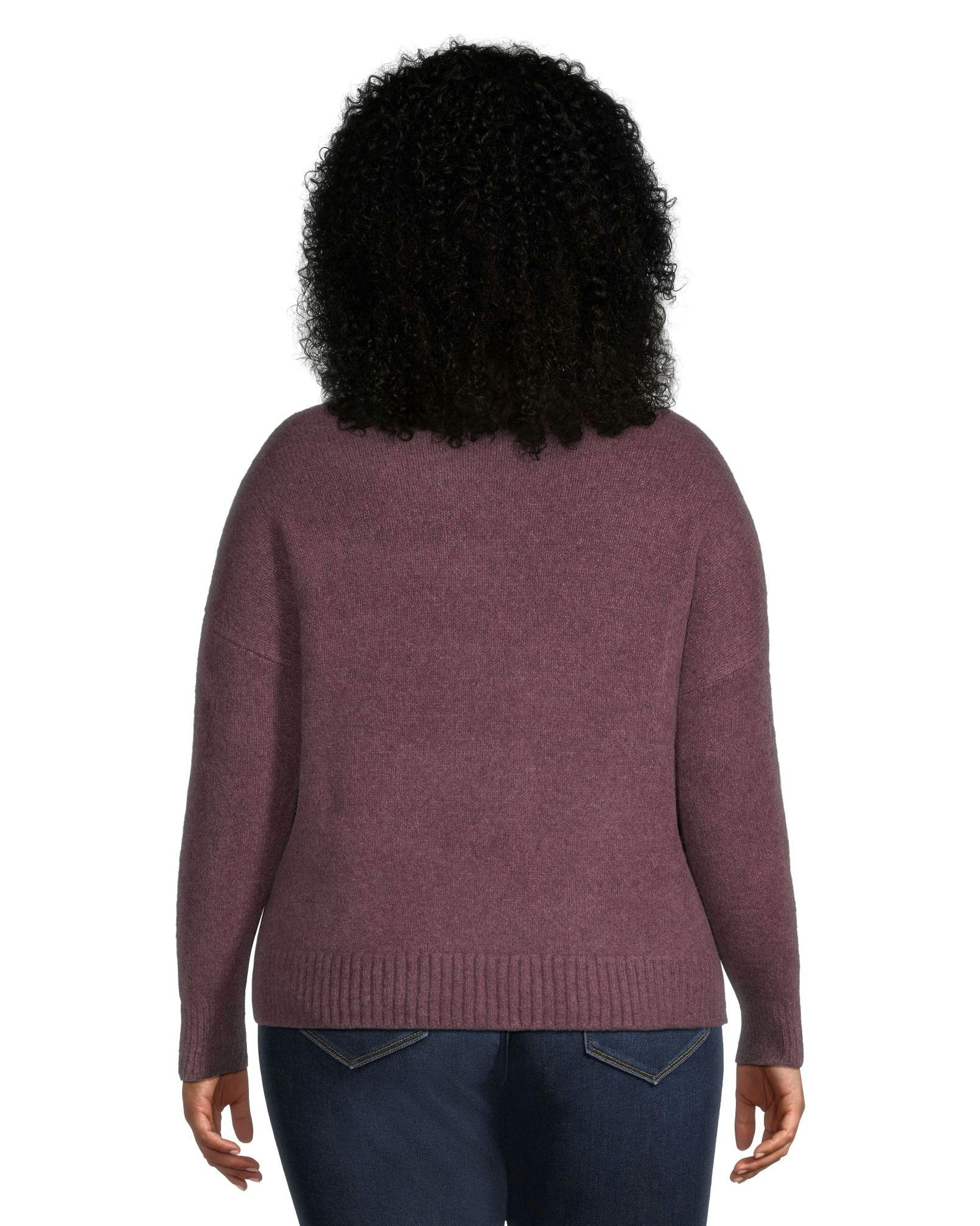 Denver Hayes Women's Luxe Supersoft Semi Fitted Turtleneck Pullover