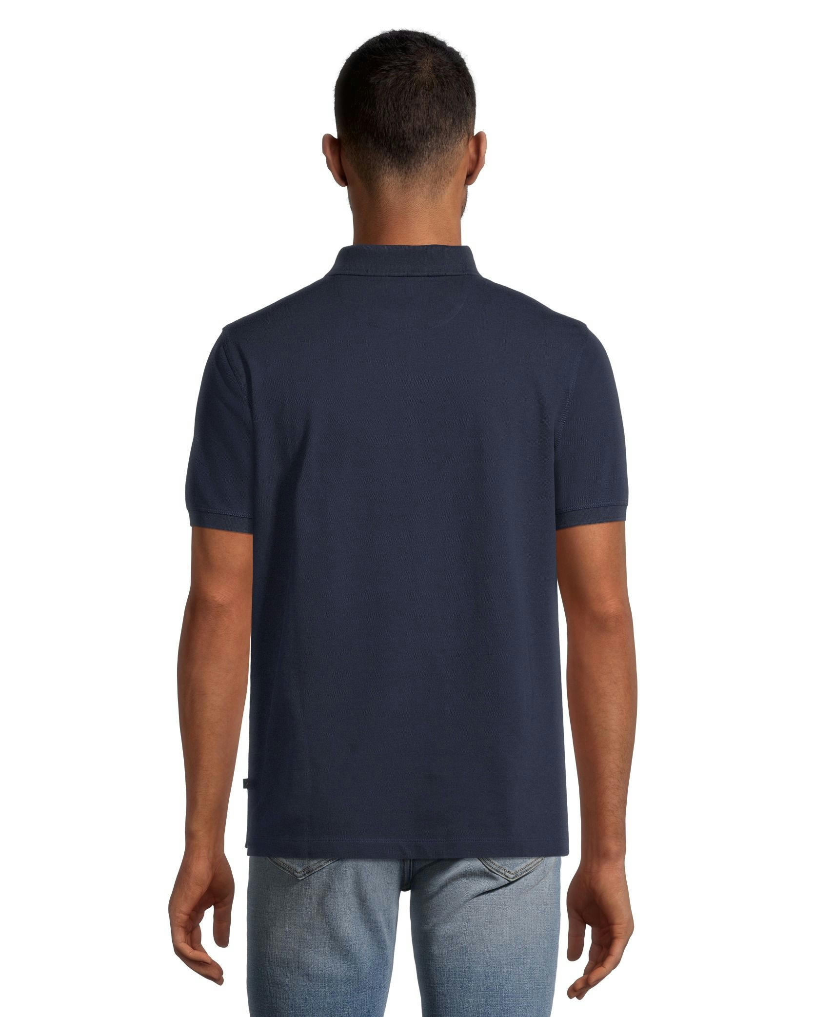 Denver Hayes Men's 50 Wash Stretch Pique Polo - Classic Fit