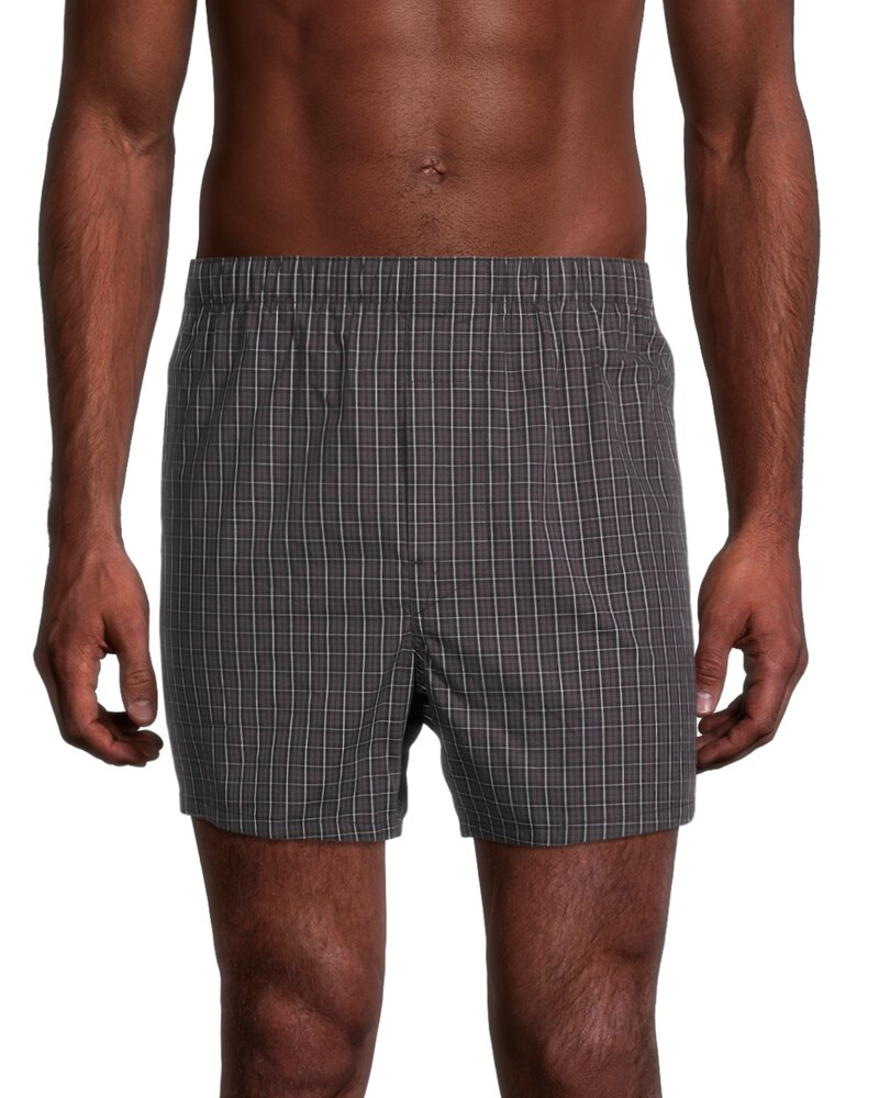Denver Hayes Men's 3 Pack Classic Woven Boxer Underwear