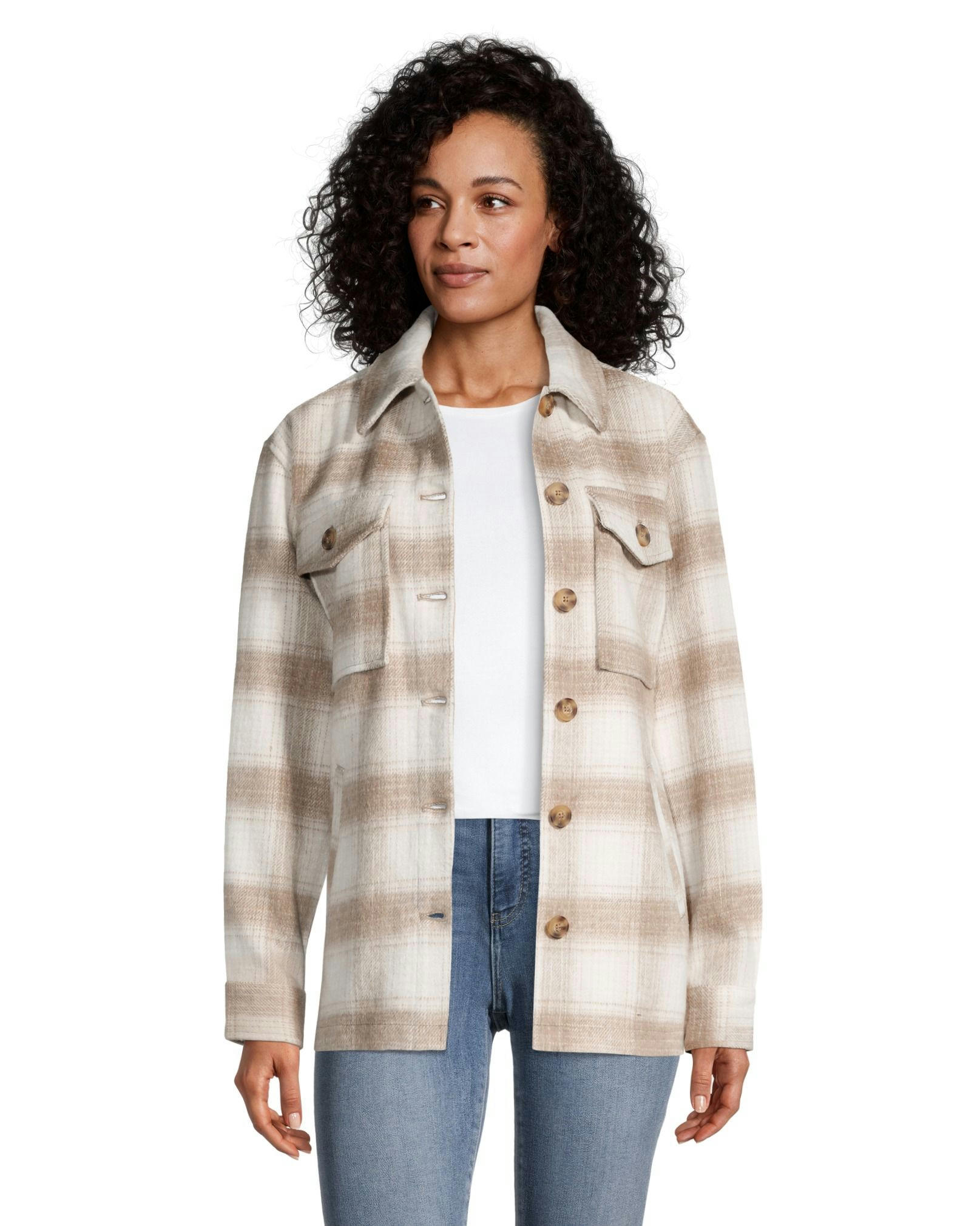 Denver Hayes Women's Button Down Shacket