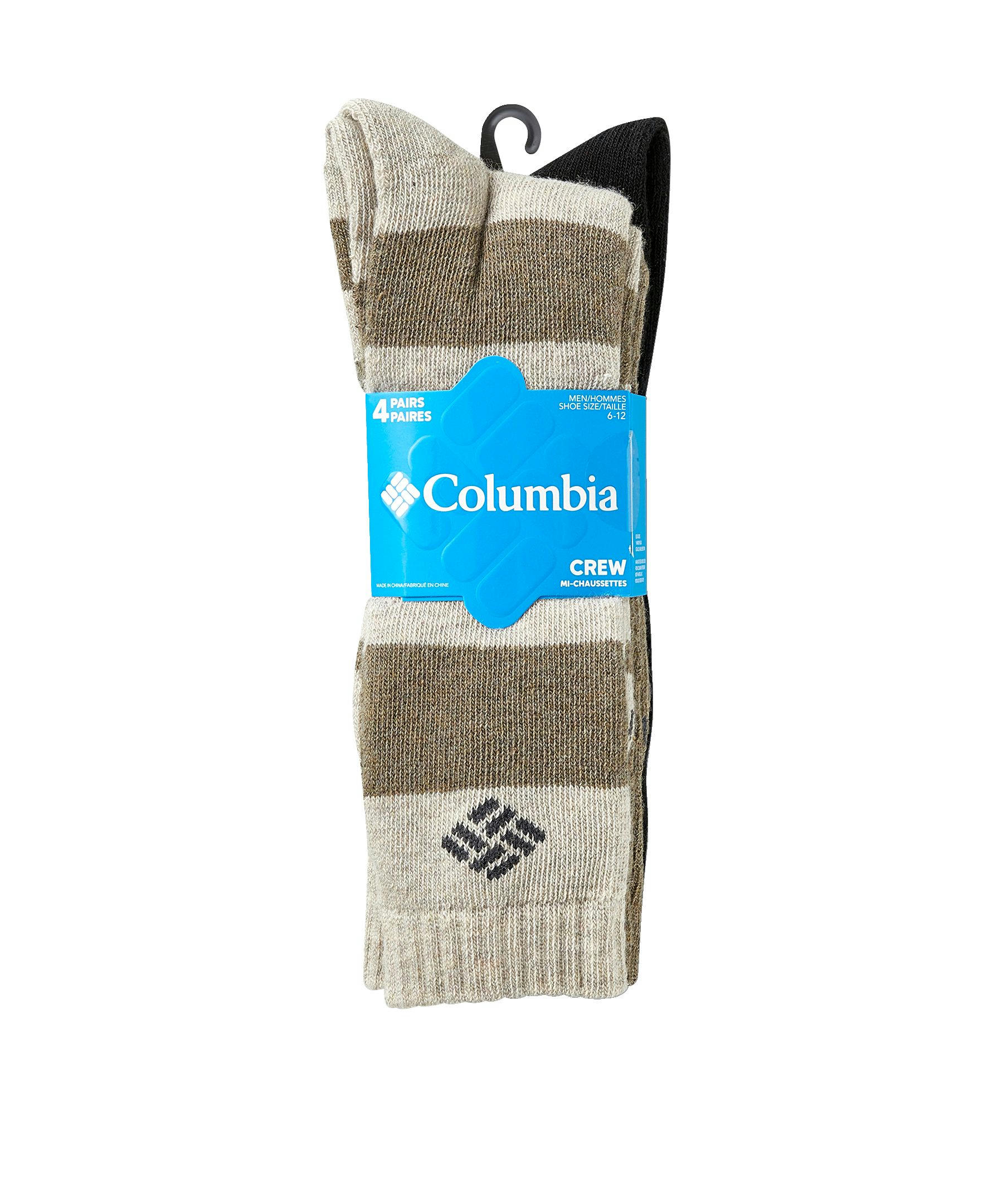 Columbia Men's 4-Pack Wool Blend Boot Socks
