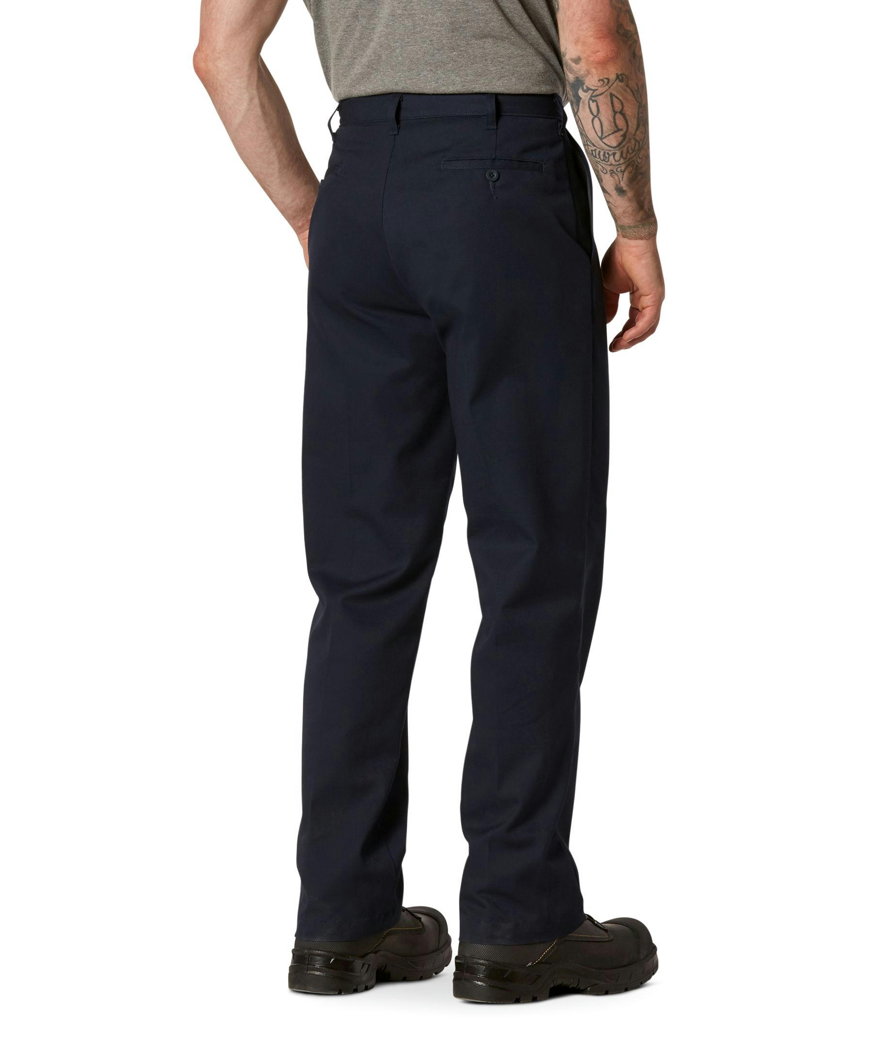 Dakota WorkPro Series Men's Stretch Twill Flat Front Work Pants