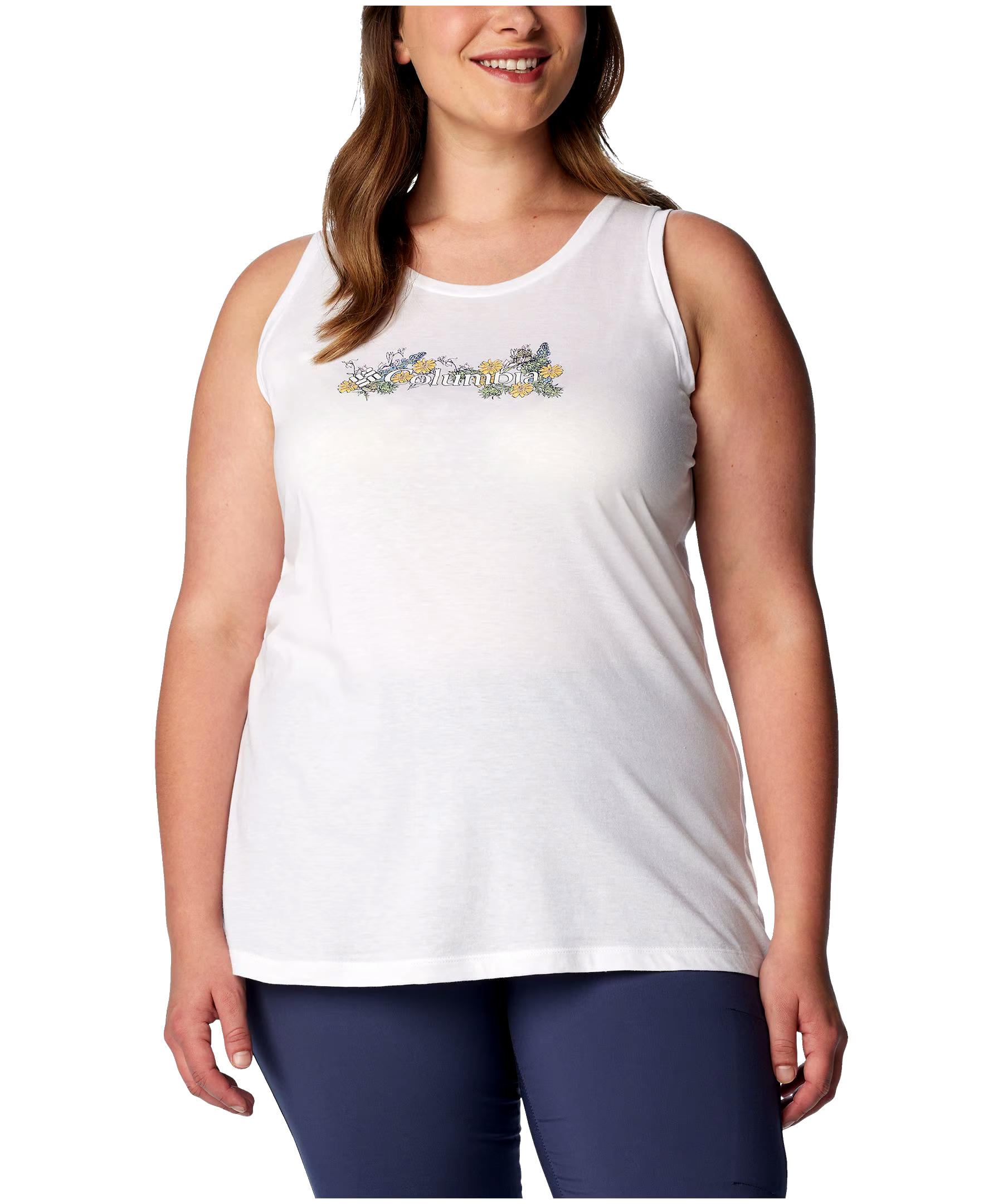 Columbia Women's Bluff Mesa Comfort Stretch Graphic Tank Top