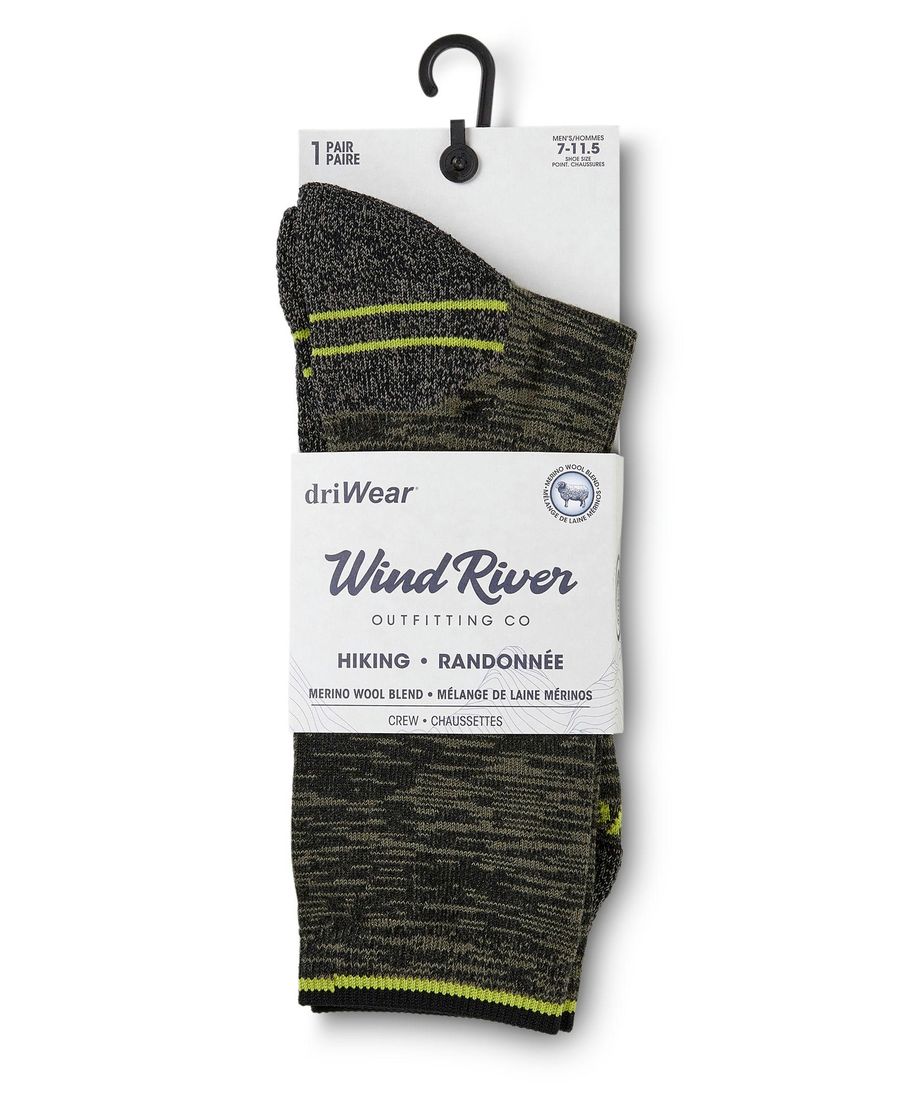 Men's driWear Hiking Crew Socks