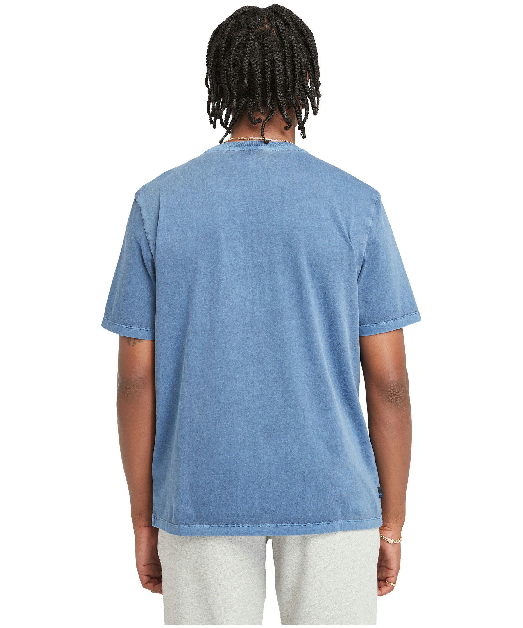 Timberland Men's Graphic Logo Garment Dye T Shirt