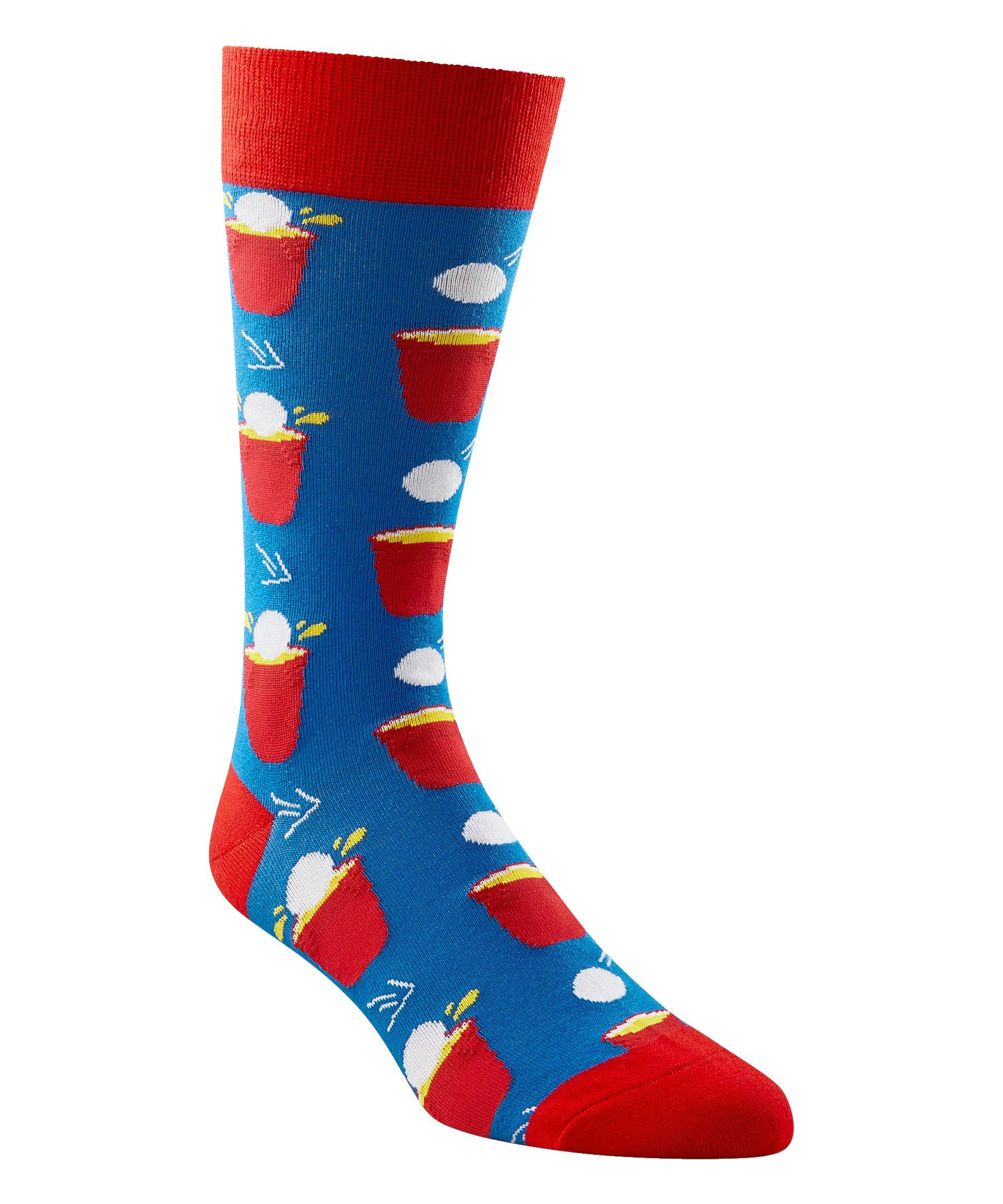 Denver Hayes Men's Novelty Sports Pattern Crew Socks