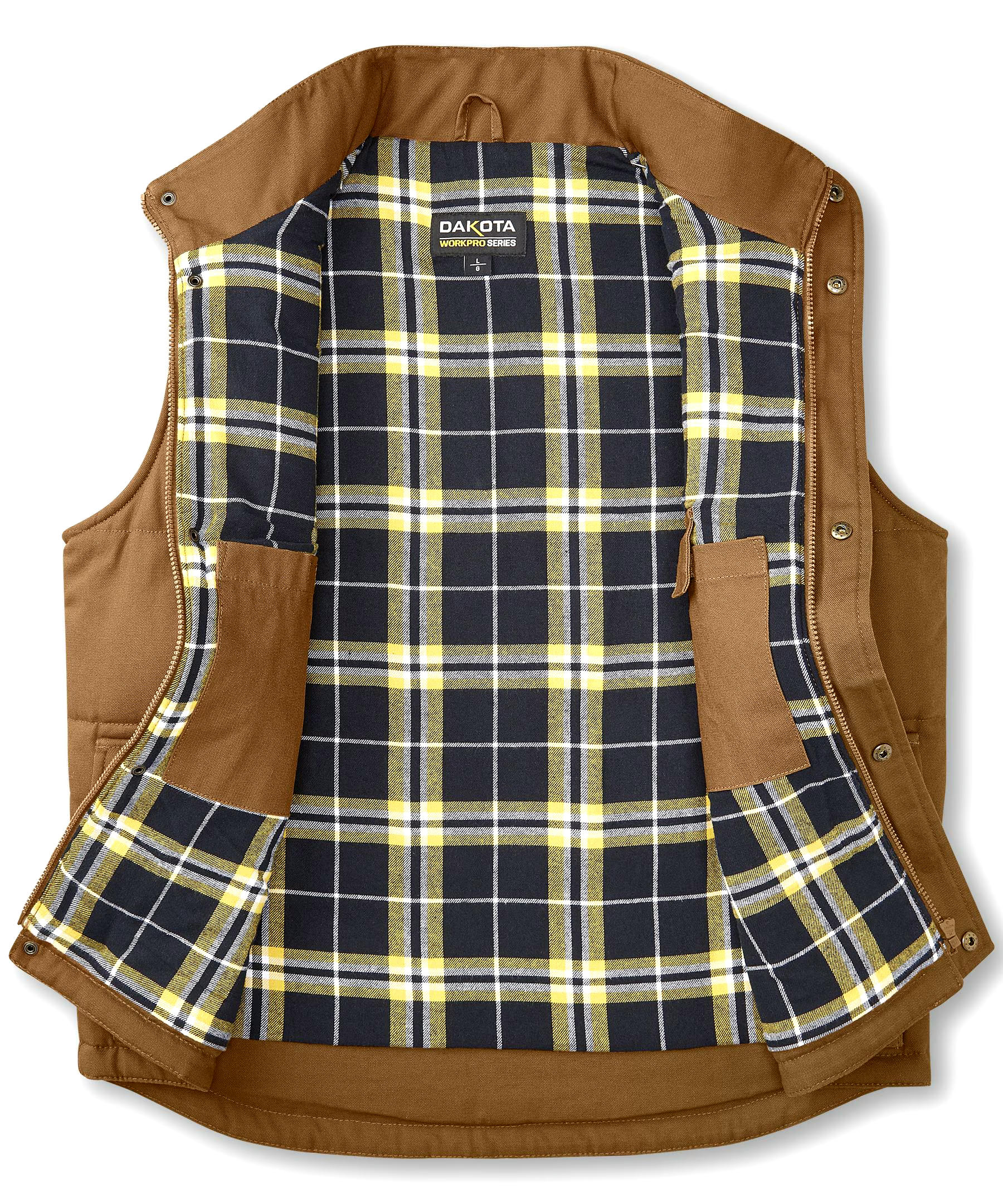 Dakota WorkPro Series Men's Quilted Insulated Duck Work Vest