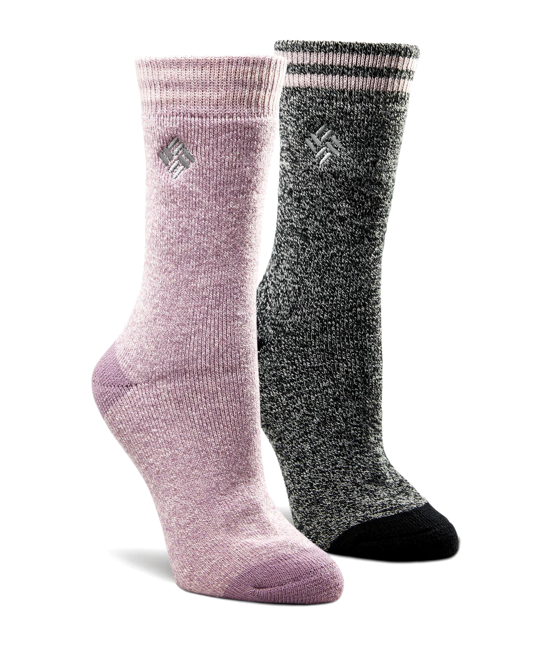 Women's Mid Weight Thermal Basic Crew Socks