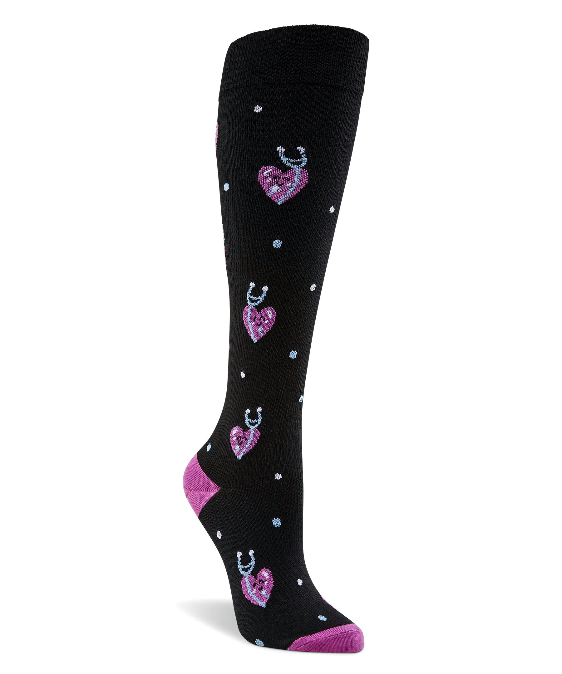 Wel-max Women's Light Compression Knee Length Socks