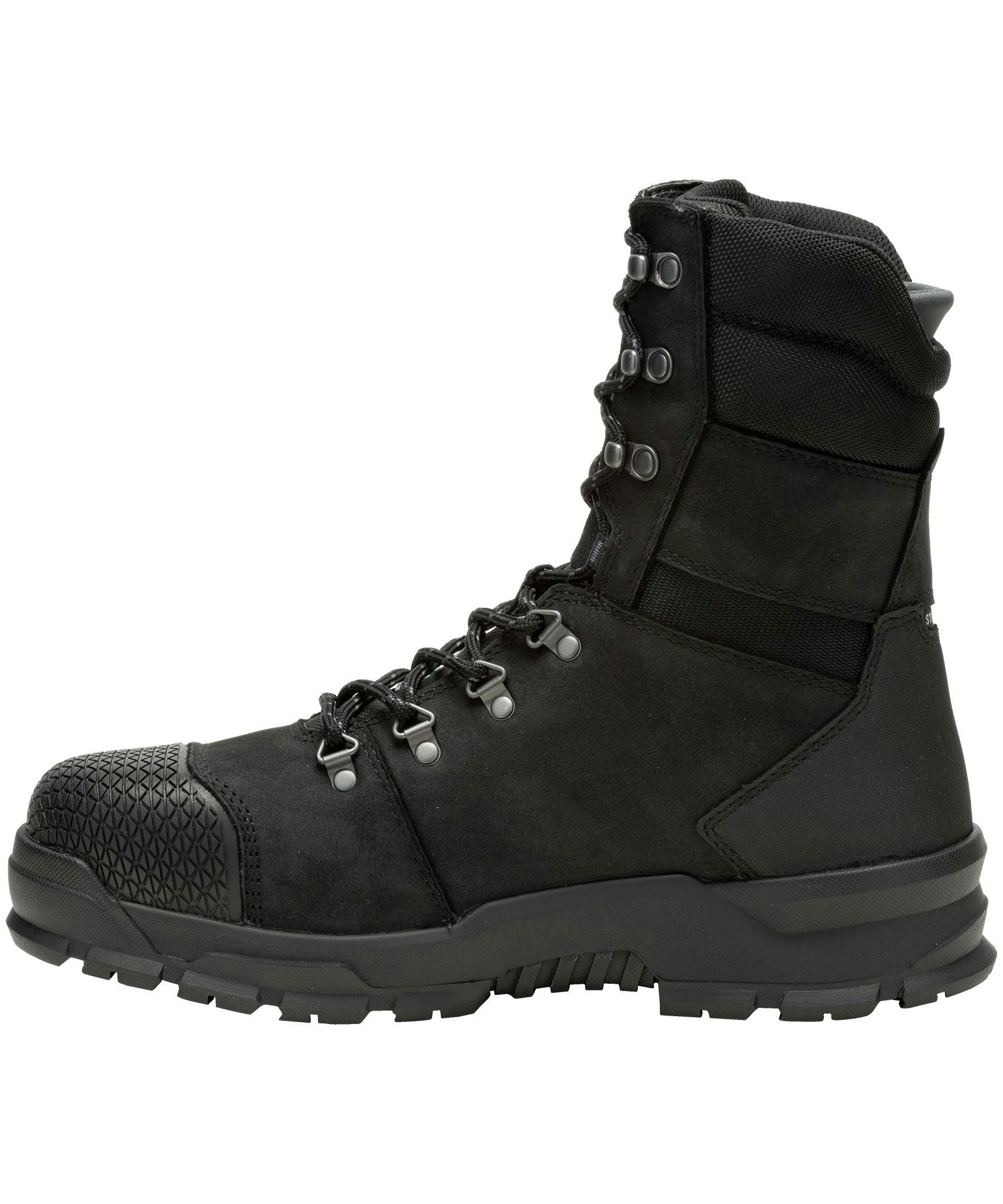 CAT Men's Accomplice 8 Inch Steel Toe Steel Plate Waterproof Work Boot