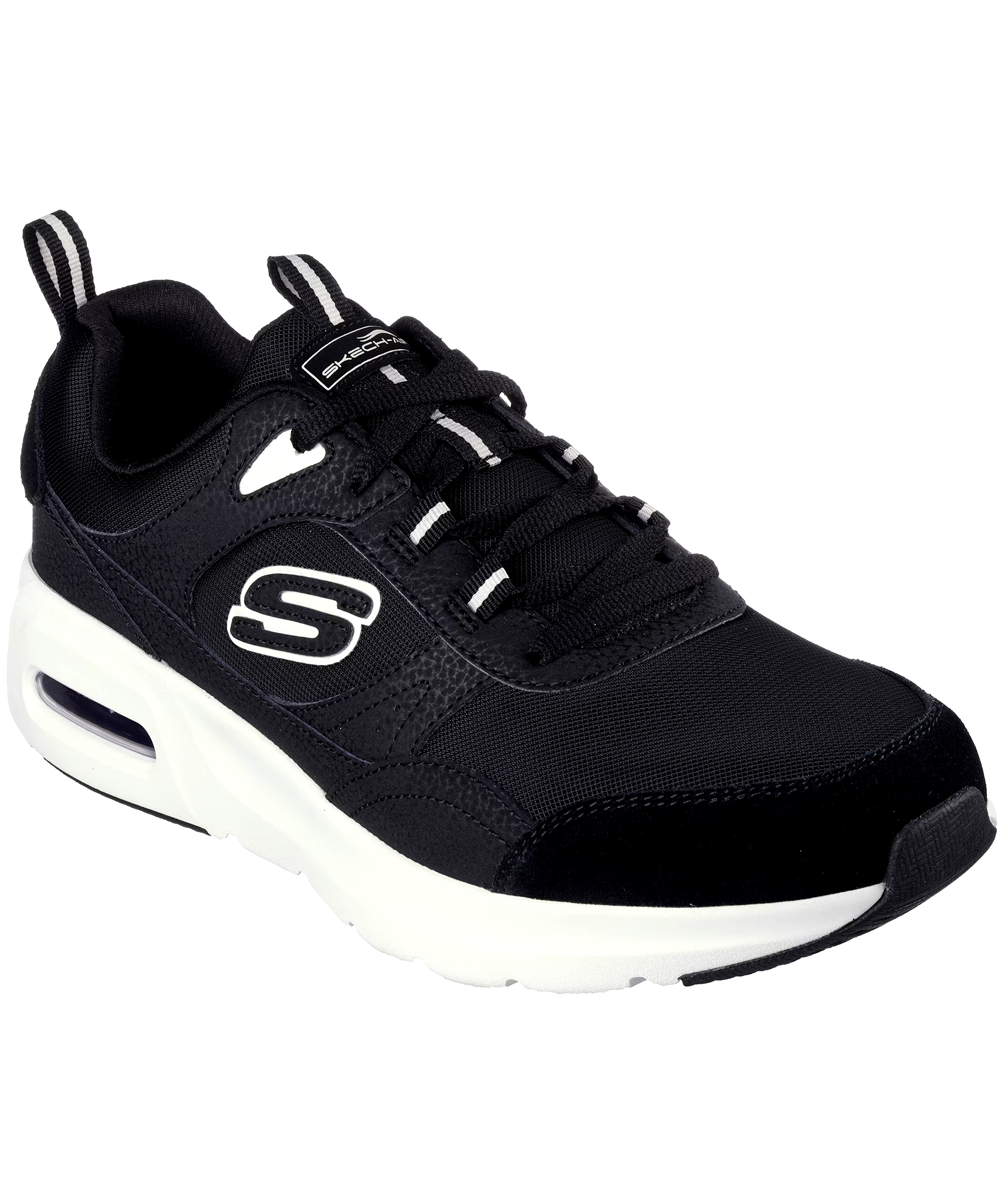 Skechers Men's Skech-Air Court Sneakers - Black/White