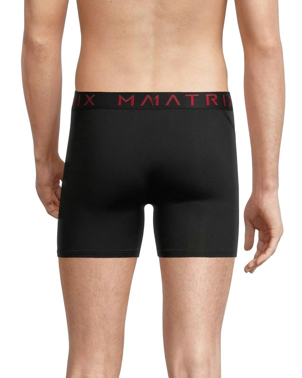 Matrix Men's 2 Pack Microfibre Boxer Briefs Underwear