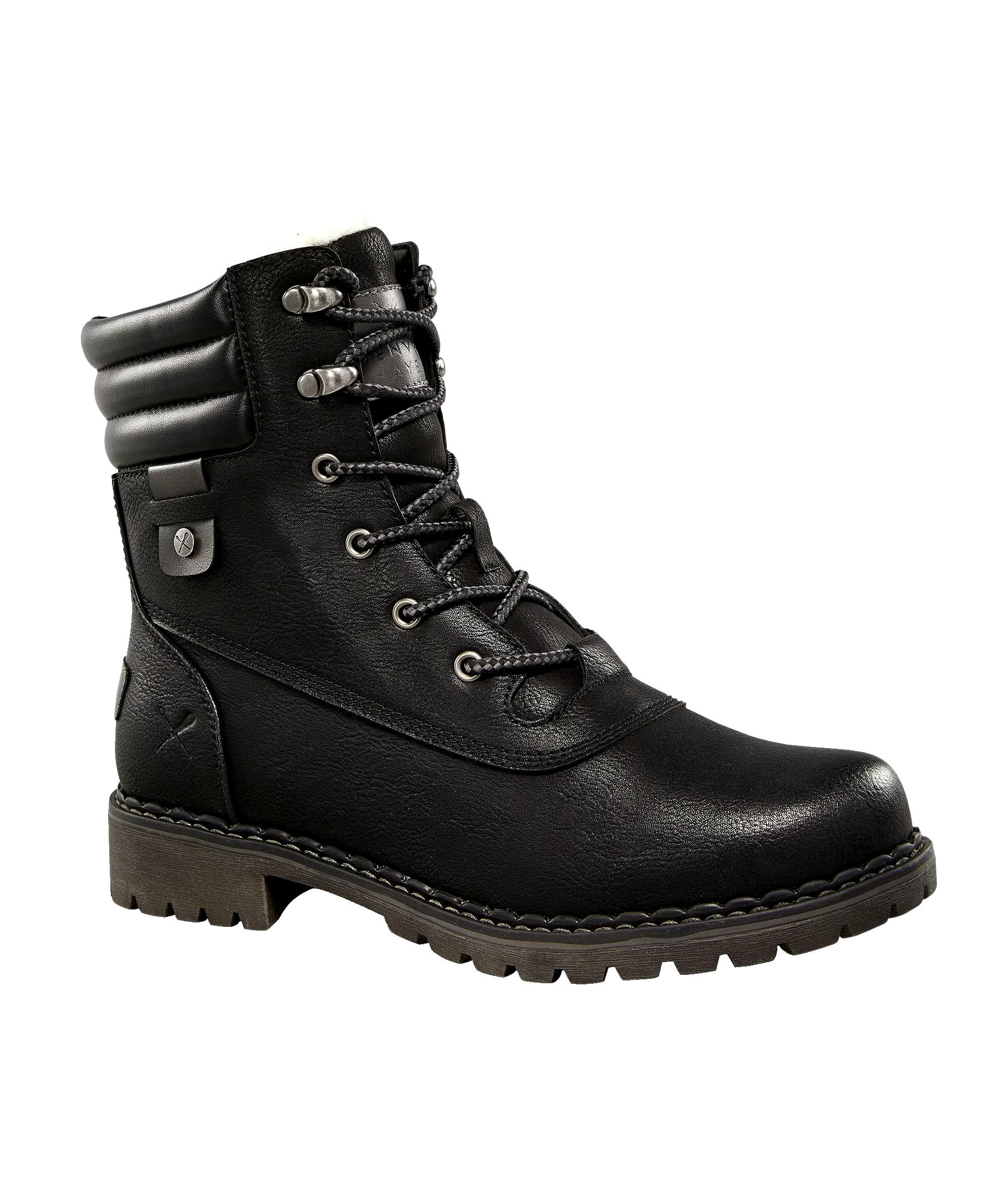 Denver Hayes Women's Laura Low Lug Sole Lace-Up Boots