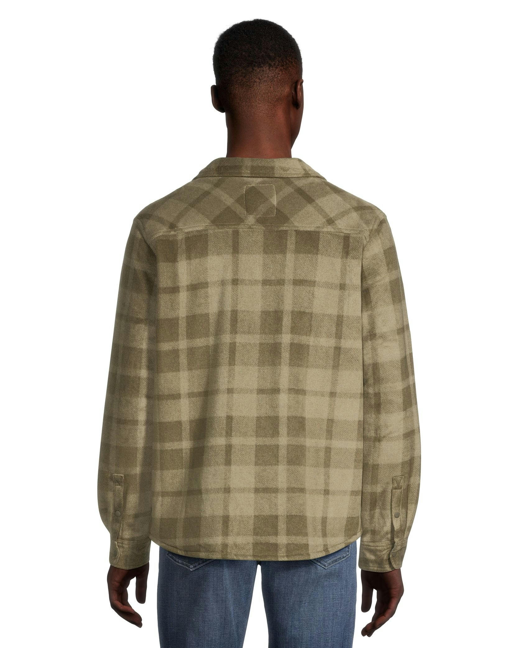 Voyager Men's Sherpa Lined Fleece Shacket