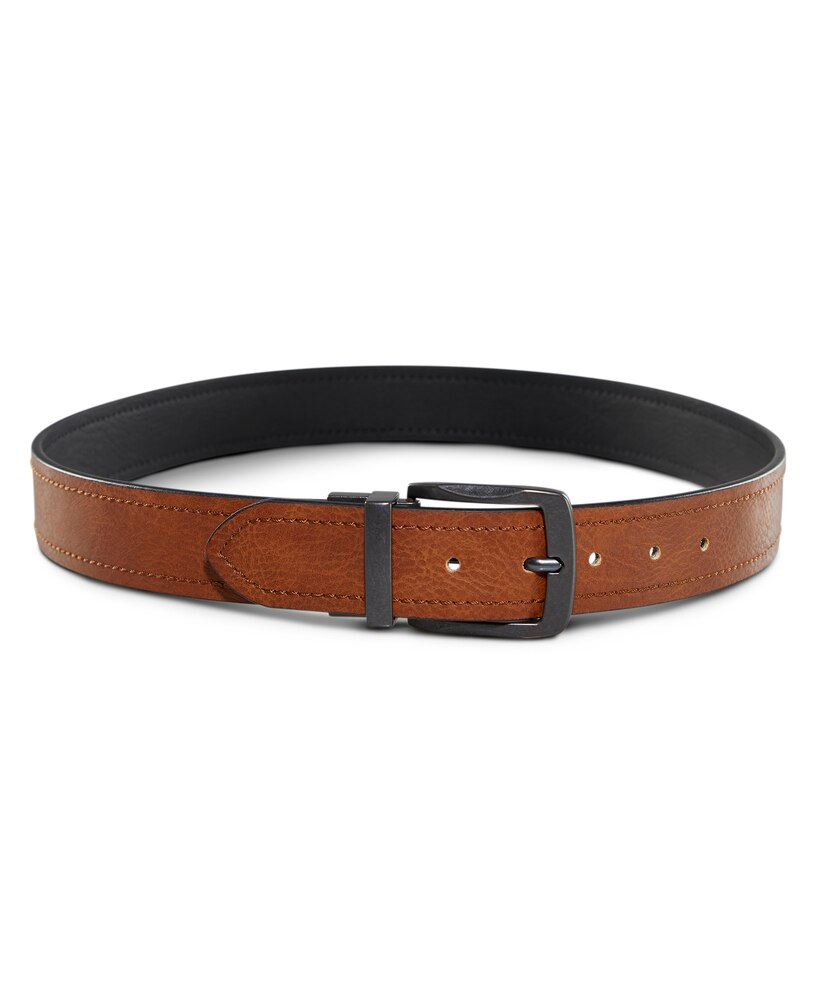 Denver Hayes Men's Reversible Basic Leather Belt