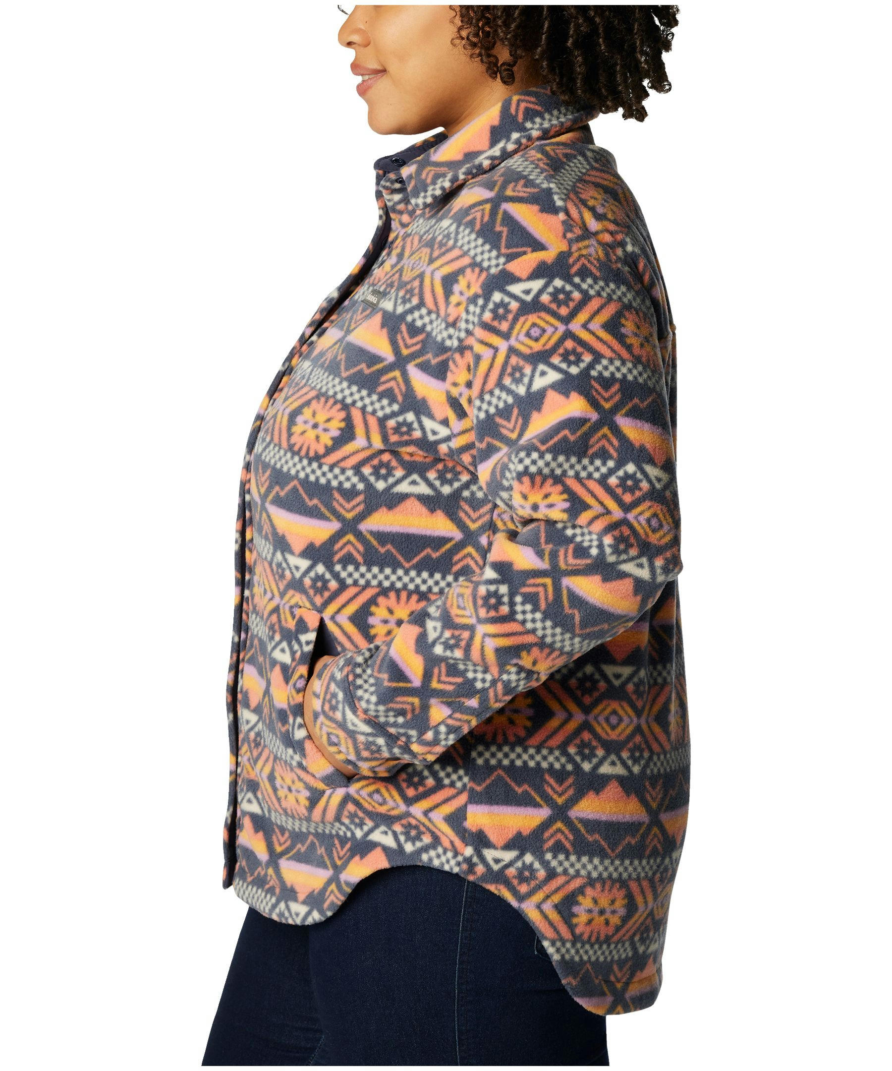 Columbia Women's Benton Springs Fleece Shacket - Plus Size