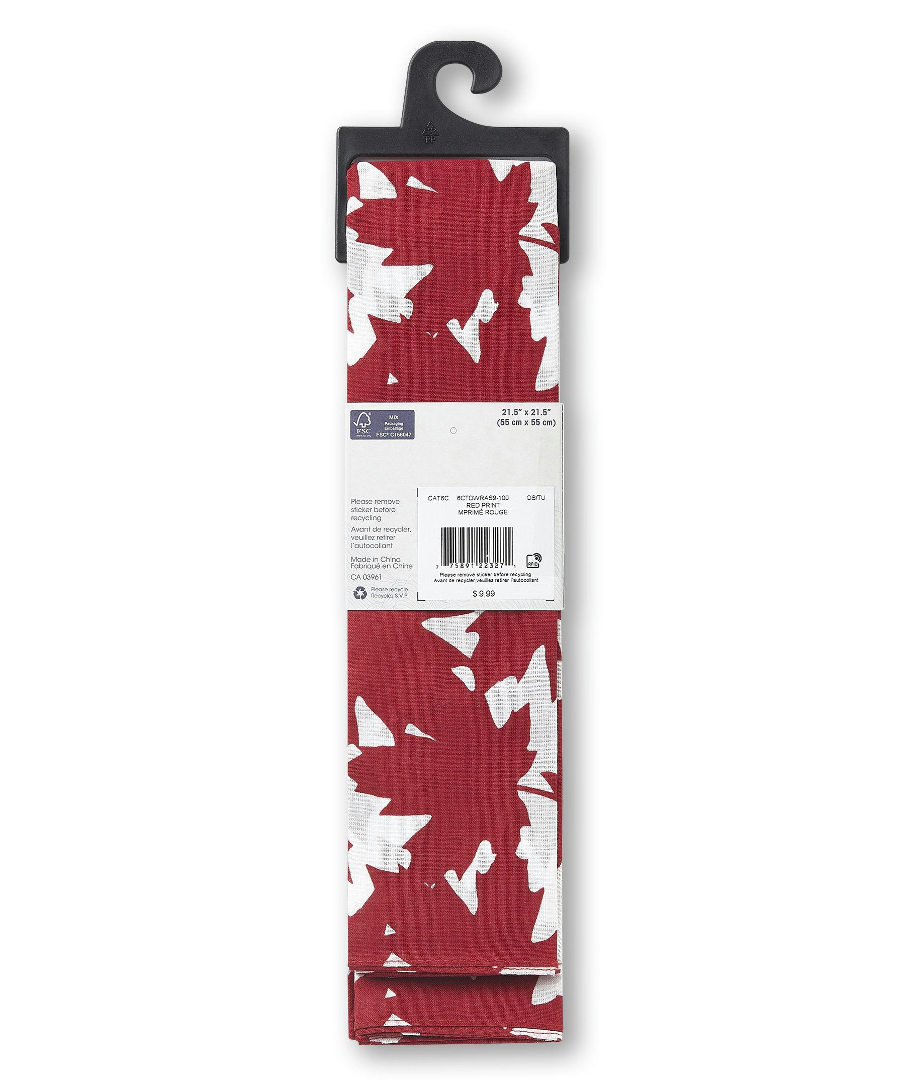 WindRiver Unisex 2 Pack Cotton Bandanas