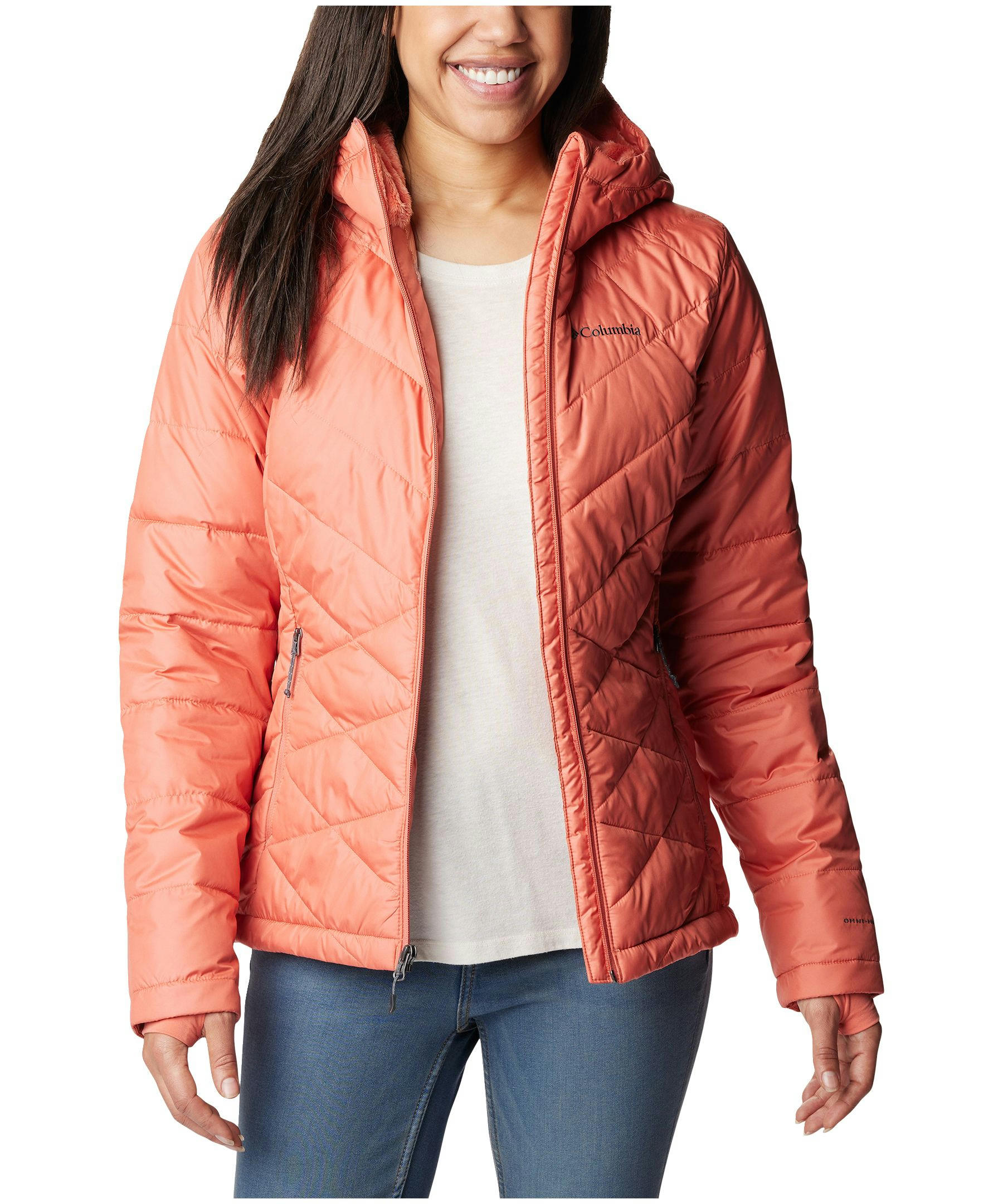 Columbia Women's Heavenly Omni-Heat Water Resistant Insulated Hooded Jacket