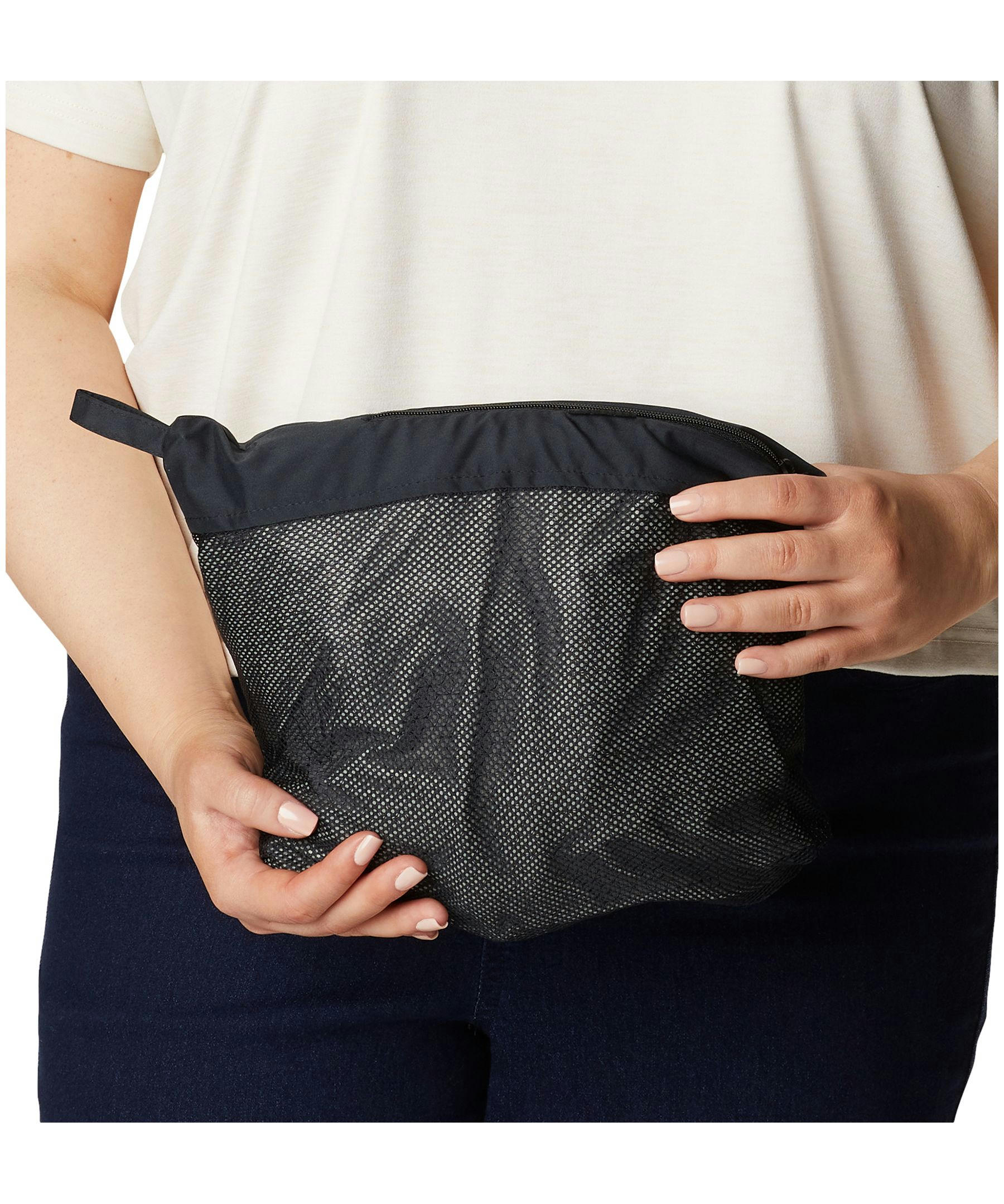 Columbia Women's Weekend Adventure Waterproof Omni-Tech Long Rain Jacket